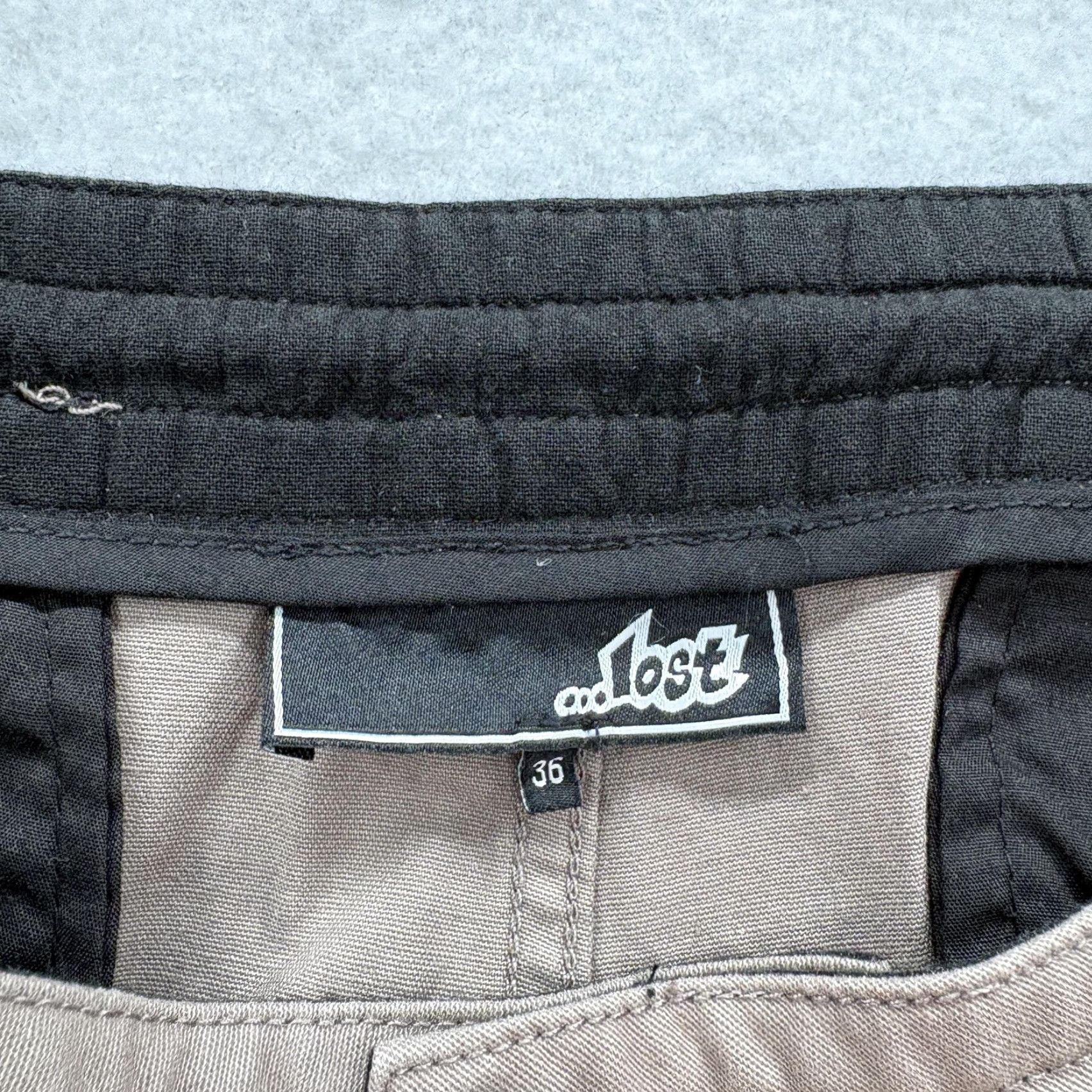 Vintage VINTAGE Lost Enterprises Pants Mens 36x28 Brown Drawstring Skater Grunge Y2K Size US 36 / EU 52 - 4 Thumbnail