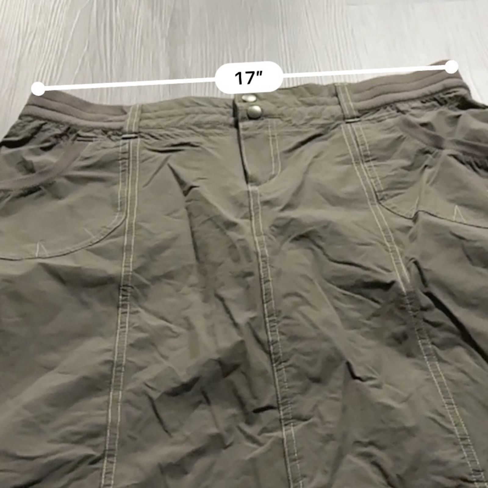 Kuhl Kuhl Durango Side Ruched Skort in Breen Sz 12 Size 34" / US 12 / IT 48 - 9 Thumbnail