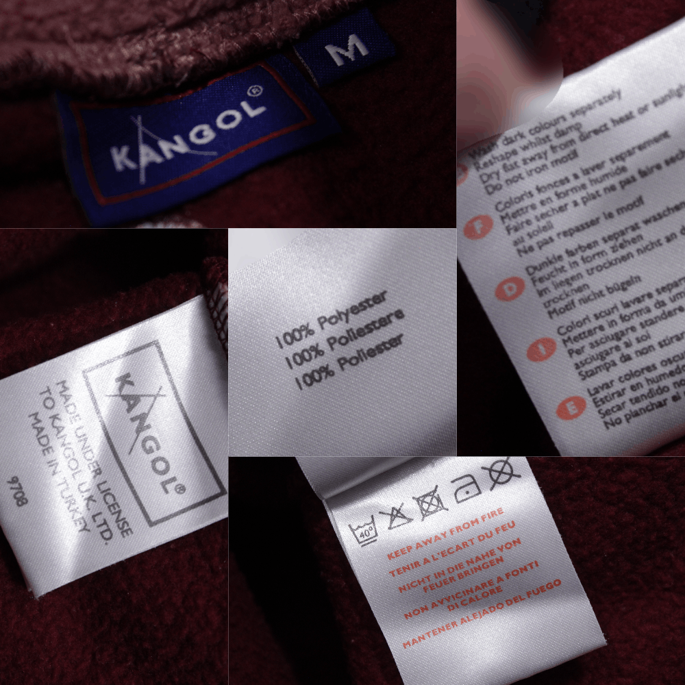 Kangol 00S Big Logo High Neck Fleece Size M / US 6-8 / IT 42-44 - 7 Thumbnail