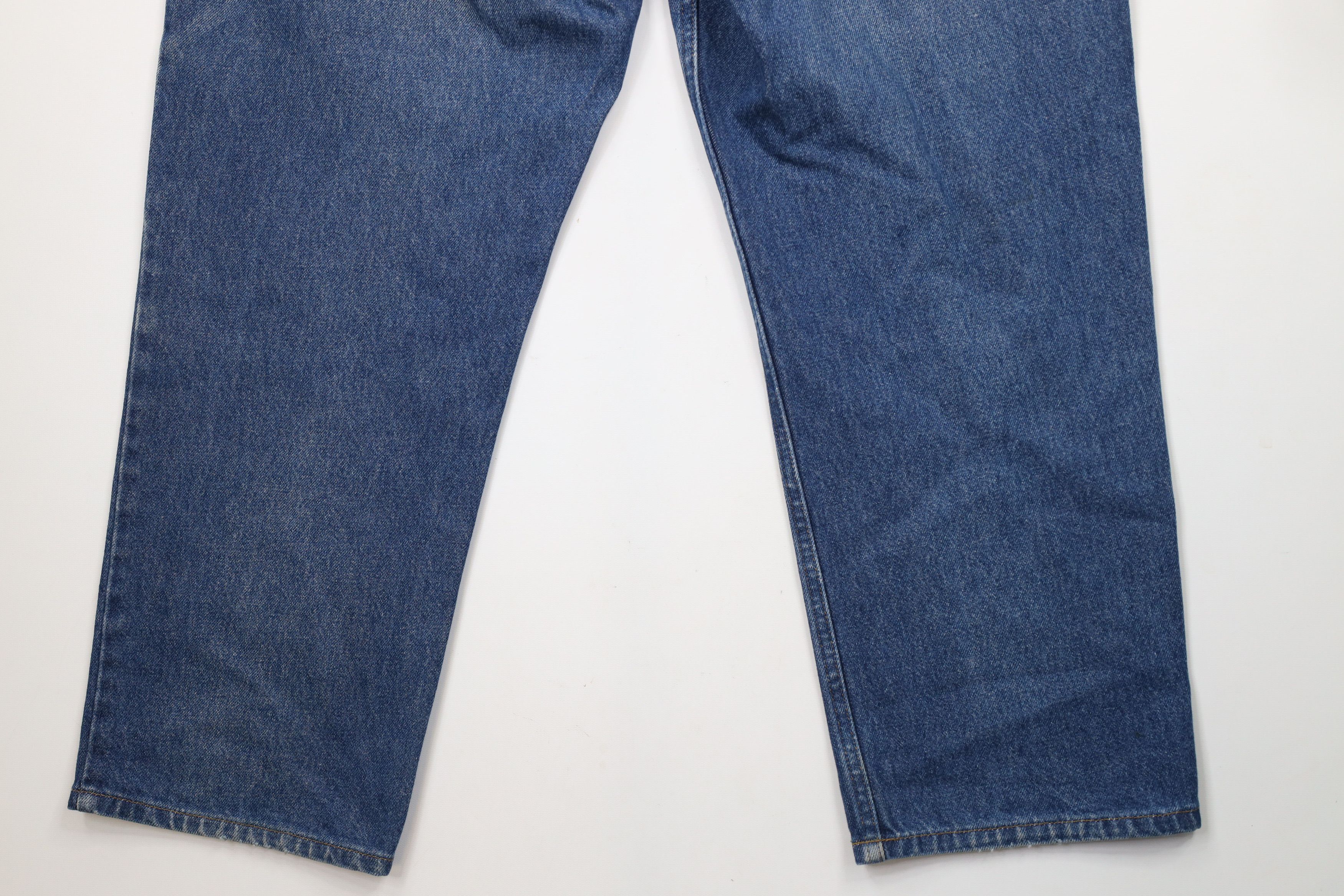 L.L. Bean × Vintage Vintage 90s LL Bean Wide Leg Relaxed Fit Denim Jeans Blue Size US 37 - 11 Thumbnail
