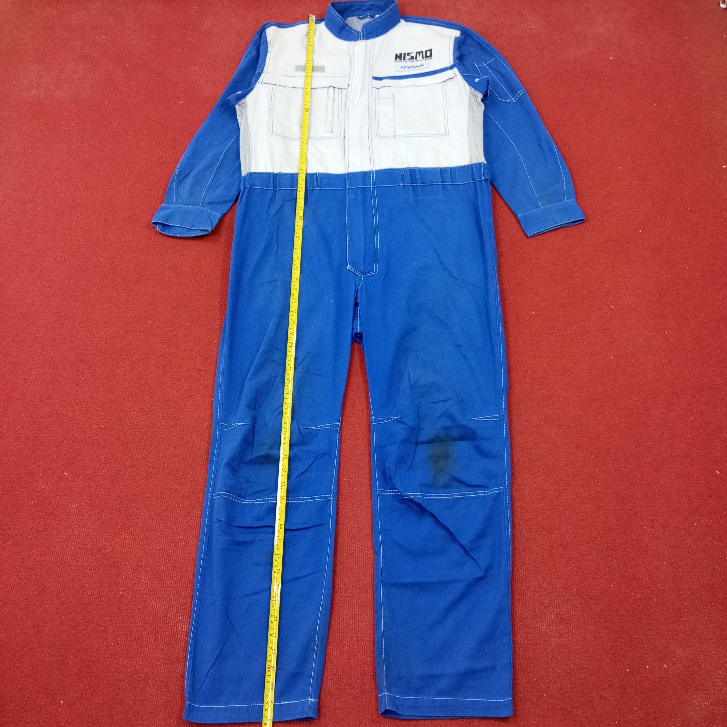 Japanese Brand × Vintage Nismo Nissan Racing Team Workwear Custom Art Coverall Jacket Size US M / EU 48-50 / 2 - 7 Thumbnail