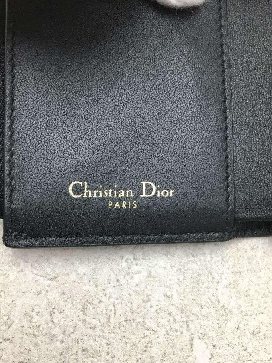 Dior Dior Leather Bi-Fold Wallet Black Size ONE SIZE - 3 Thumbnail
