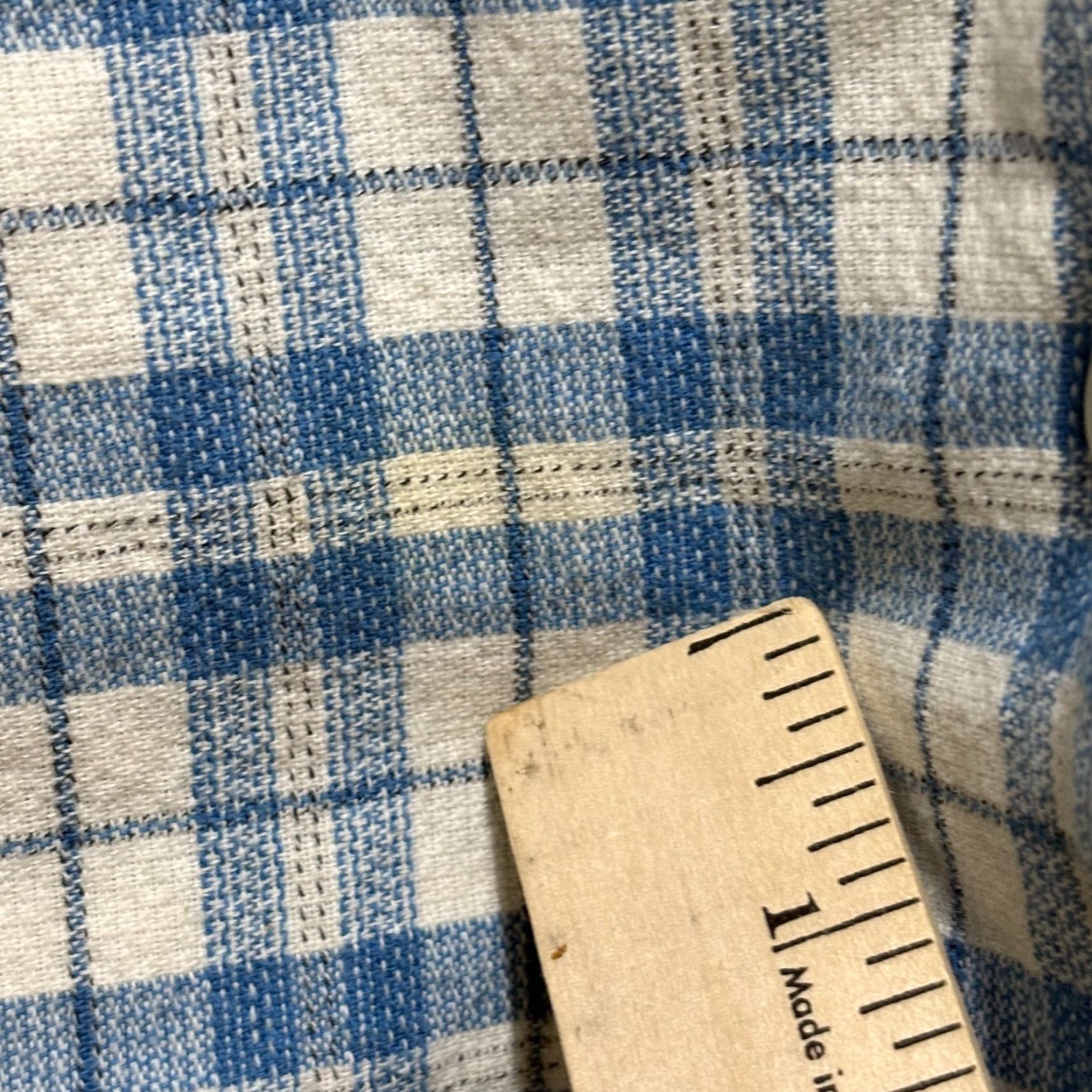 Eddie Bauer VINTAGE Eddie Bauer Shirt Petite M Blue White Plaid Button Front Top 90s Womens Cute Preppy Casual Size M / US 6-8 / IT 42-44 - 5 Thumbnail