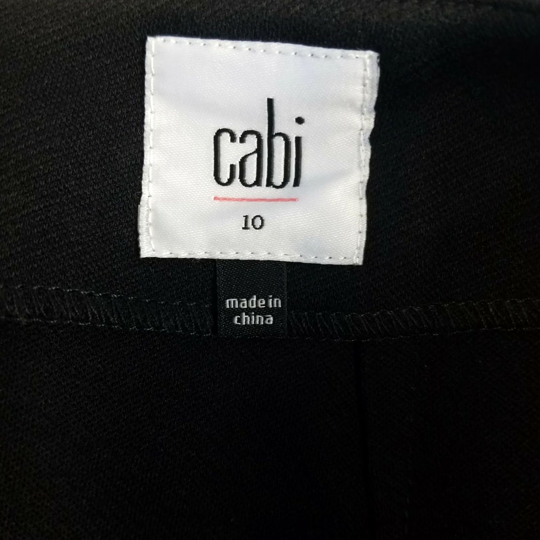 Vintage CAbi 3099 Womens Overlay Pencil Skirt Sz 10 Solid Black Rayon Blend Size 32" / US 10 / IT 46 - 3 Thumbnail