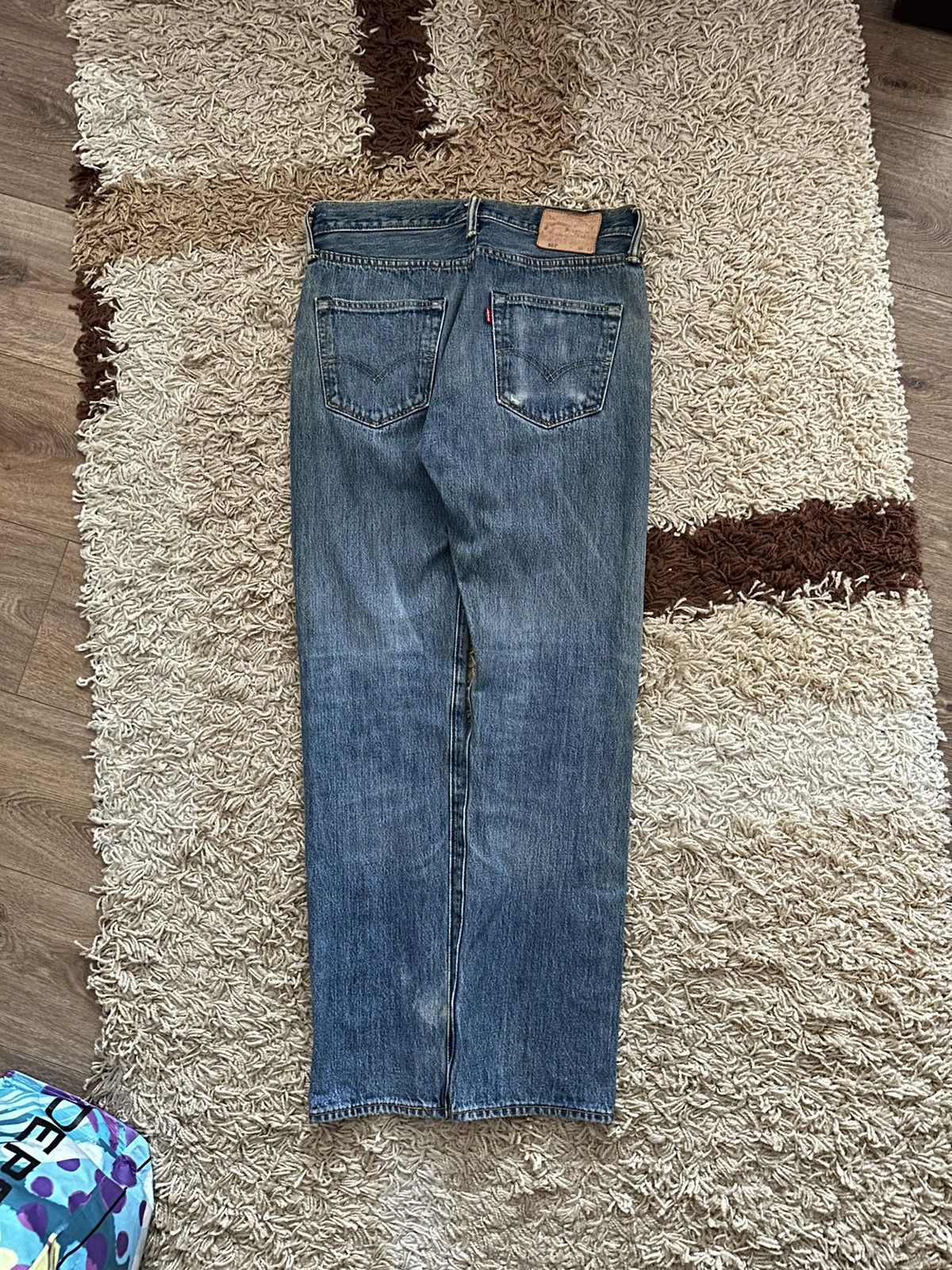 🔥VINTAGE FADED Y2K DISTRESSED LEVIS 501 JEANS🔥