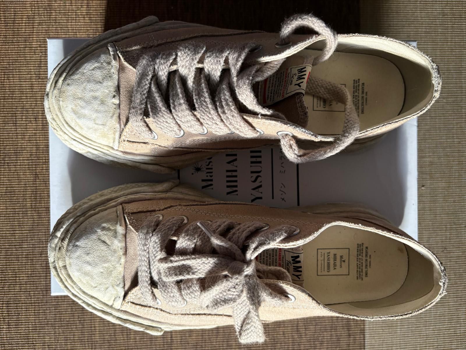 Maison MIHARA YASUHIRO Peterson23 canvas lace-up sneakers Size US 12 / EU 45 - 5 Thumbnail