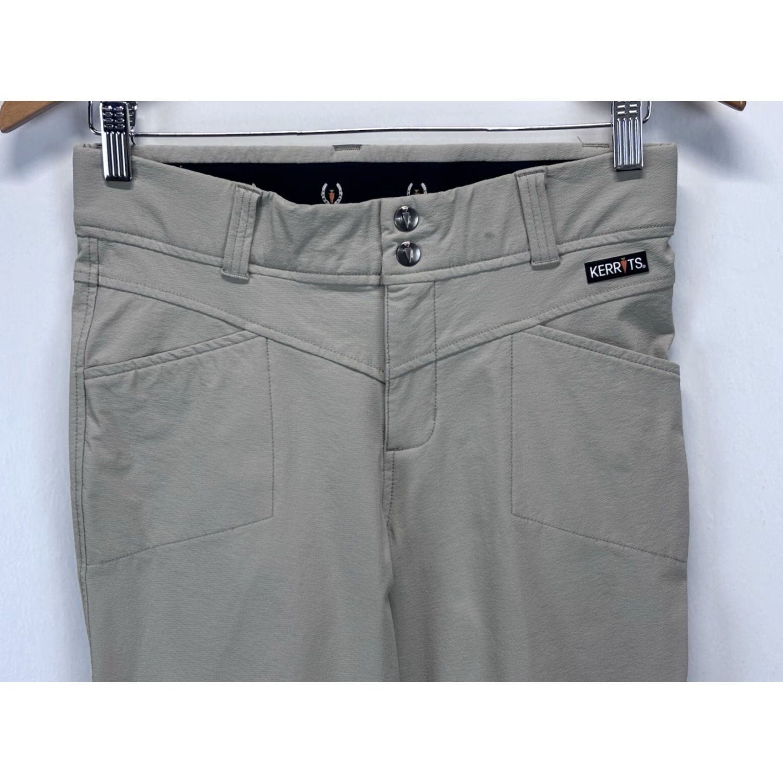 Vintage Kerrits Equestrian Horse Riding Fitted Breeches Pants Womens Size Medium Nylon Size 32" / US 10 / IT 46 - 2 Thumbnail