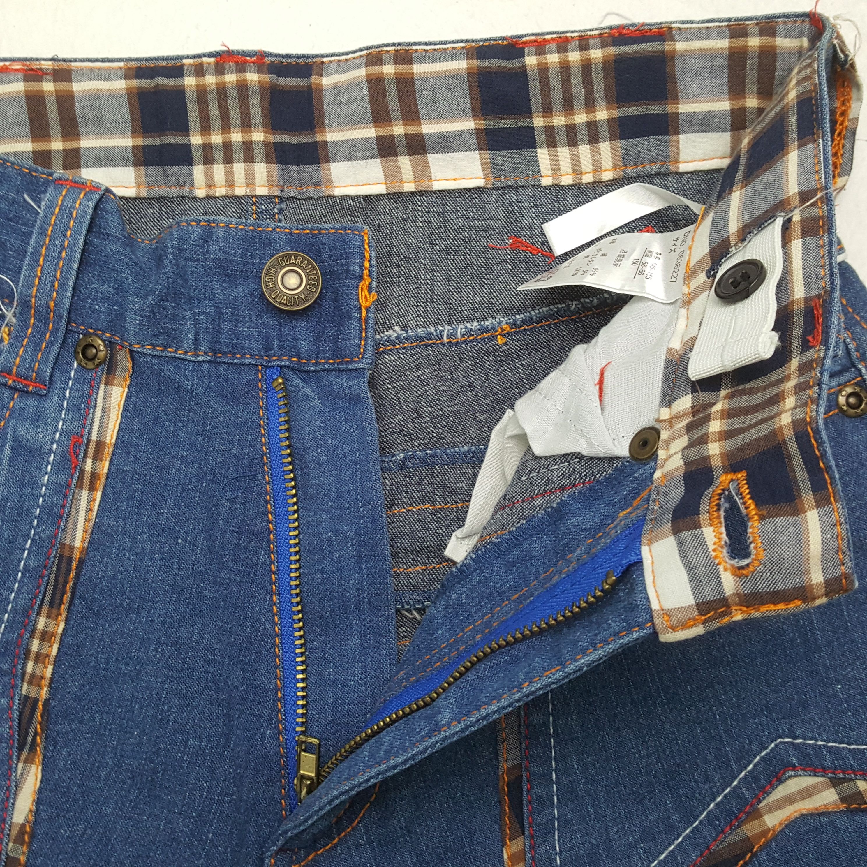 Vintage SKULLS XYZ Fashion Style Skulls Design Streetwear Jeans Size US 26 / EU 42 - 12 Thumbnail