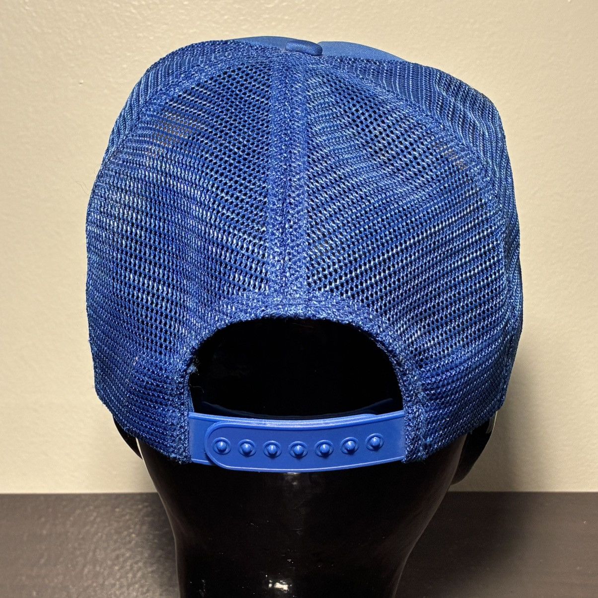 Other 80s Nissin Spring Service Co. blue trucker hat Size ONE SIZE - 3 Thumbnail
