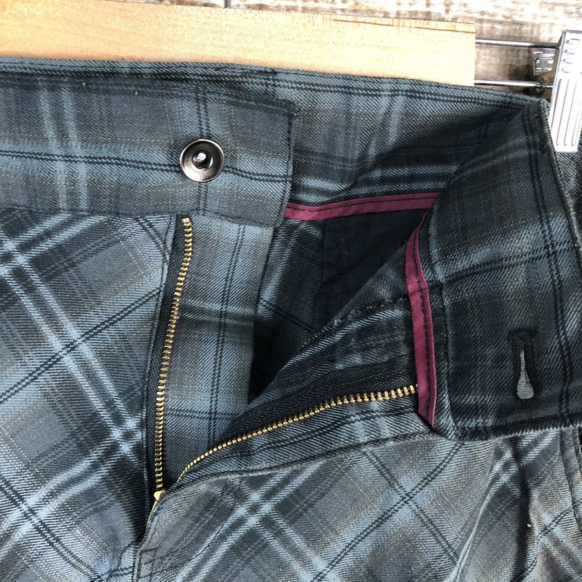 Japanese Brand Japan utility checkered punk Cargo Multipocket Pants #A2543 Size US 34 / EU 50 - 12 Thumbnail