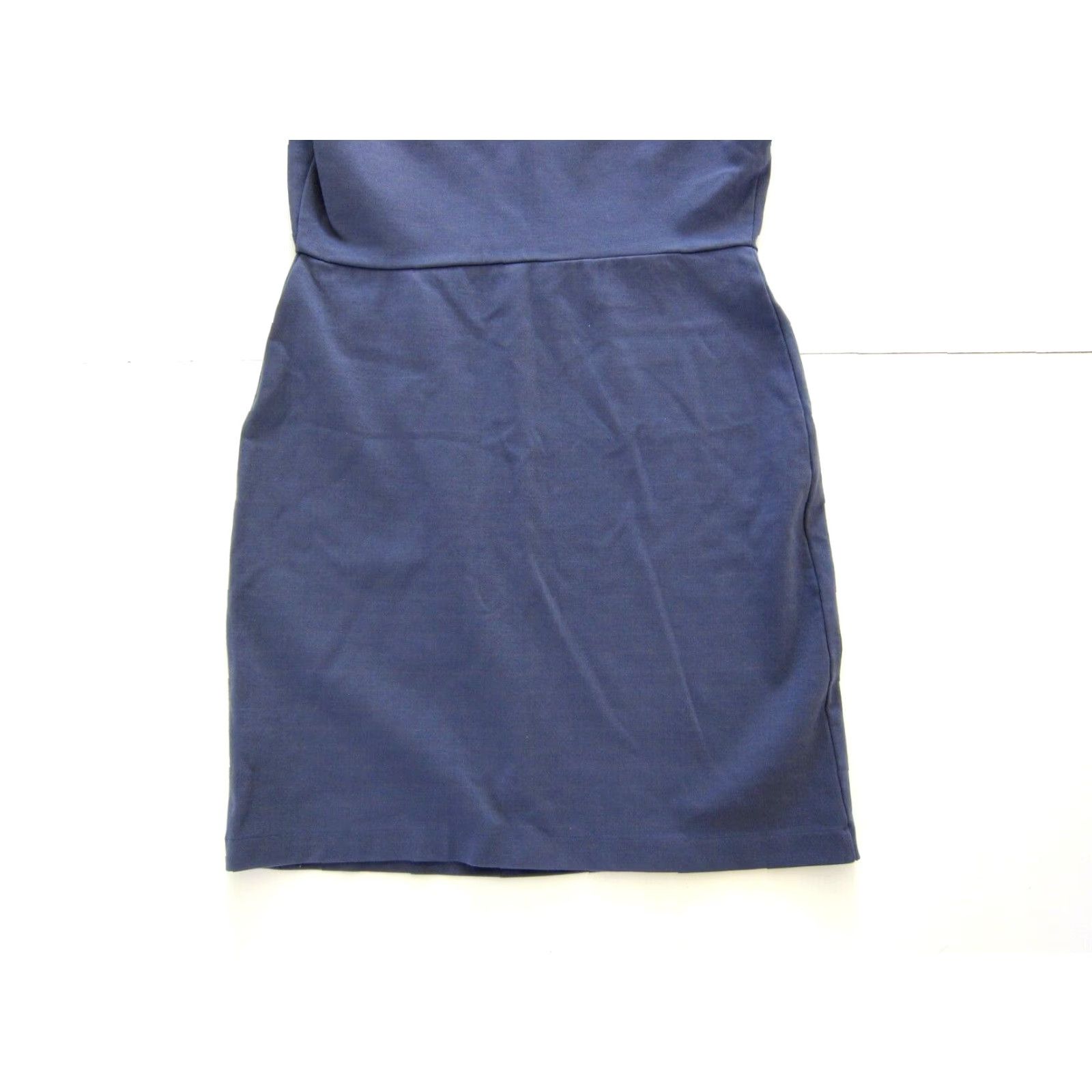 Banana Republic Banana Republic Rayon Stretch Blue Sleeveless Ruched Sheath Shift Dress 8 Size M / US 6-8 / IT 42-44 - 6 Thumbnail