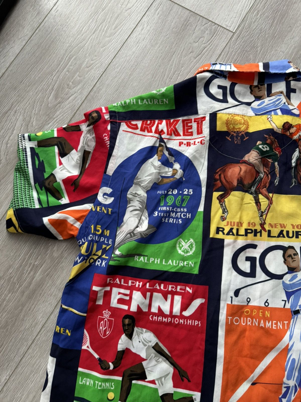 Polo Ralph Lauren × Vintage Polo Ralph Lauren Camp Shirt Rayon Loop Collar Aloha SZ S Size US S / EU 44-46 / 1 - 9 Thumbnail