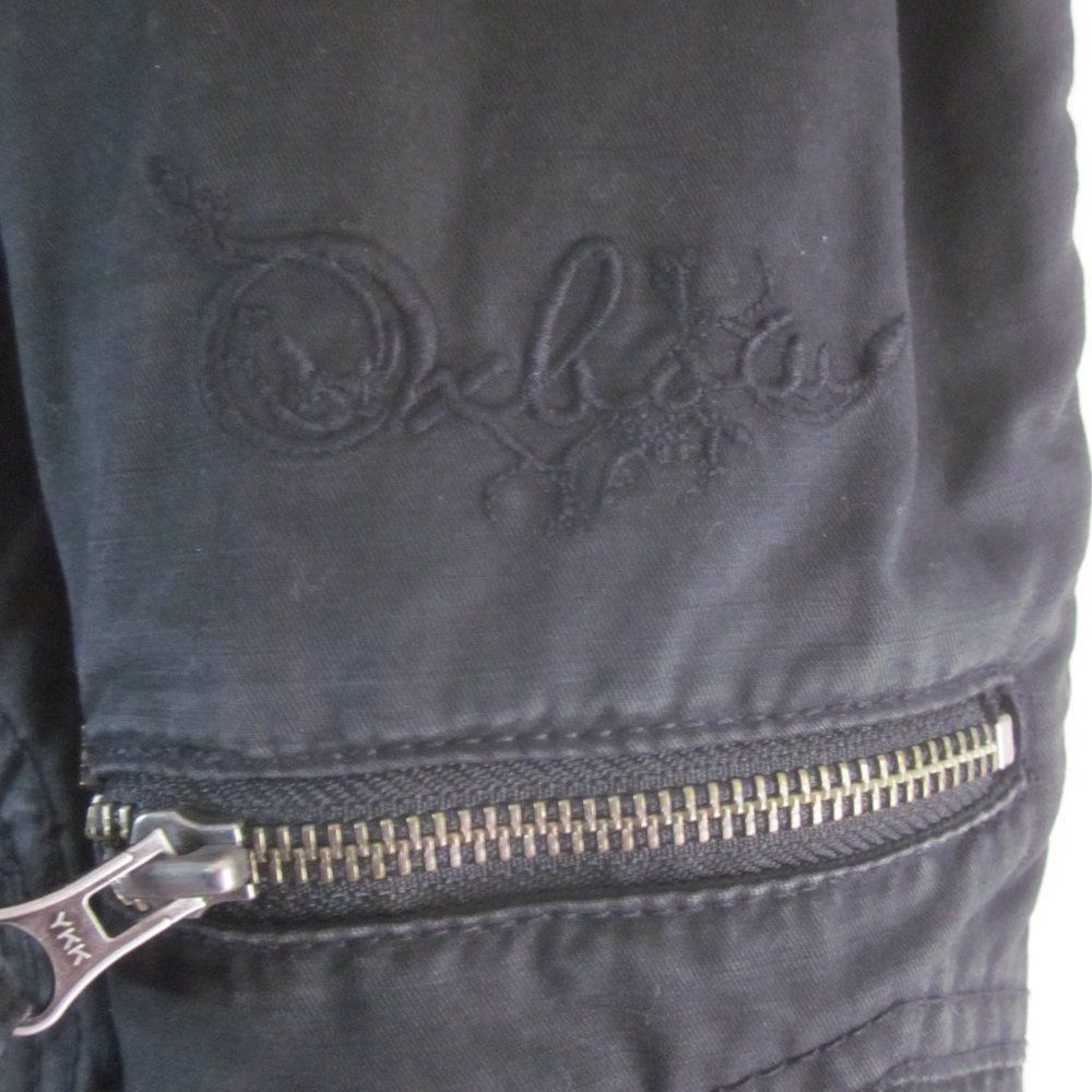 Oxbow OXBOW Womens Long Trench Black Cotton Jacket Size 3 Fits M Size M / US 6-8 / IT 42-44 - 15 Thumbnail