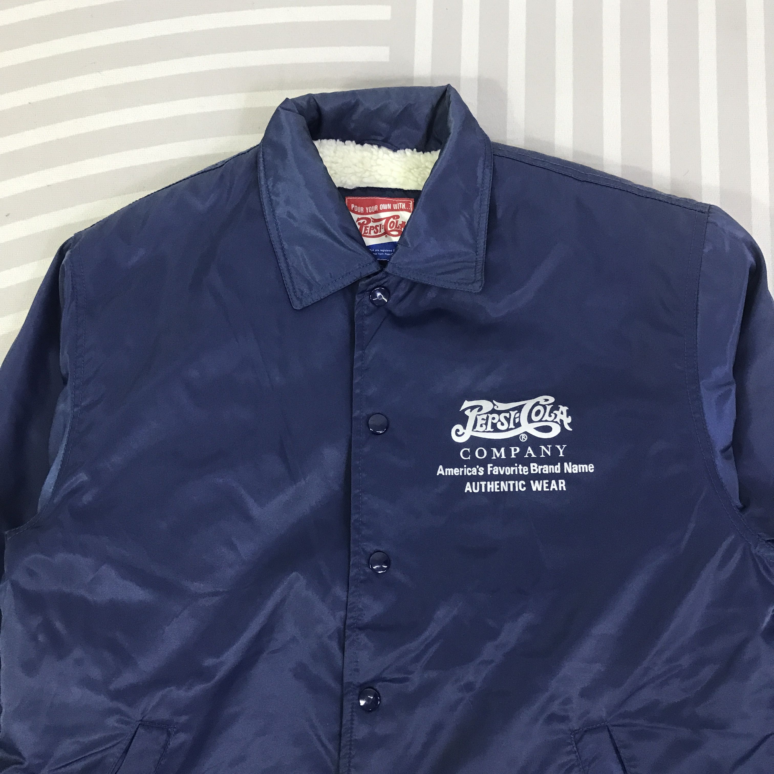Pepsi Vintage Pepsi Cola Company Snap Button Jacket K125B11 Size US M / EU 48-50 / 2 - 2 Thumbnail