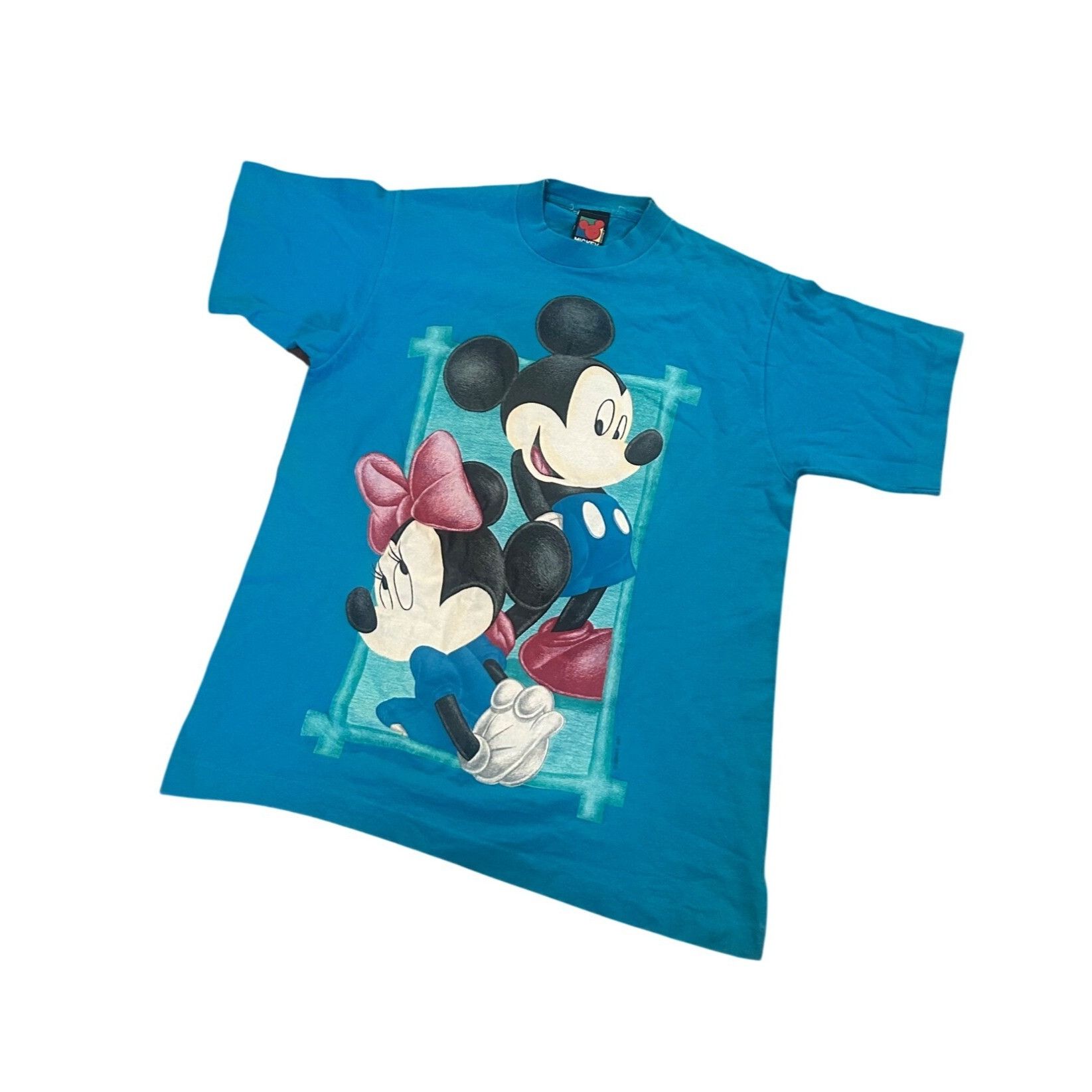 Mickey Unlimited Vintage 1990's Mickey Unlimited Mickey & Minnie Single Stitc Size US S / EU 44-46 / 1 - 4 Thumbnail