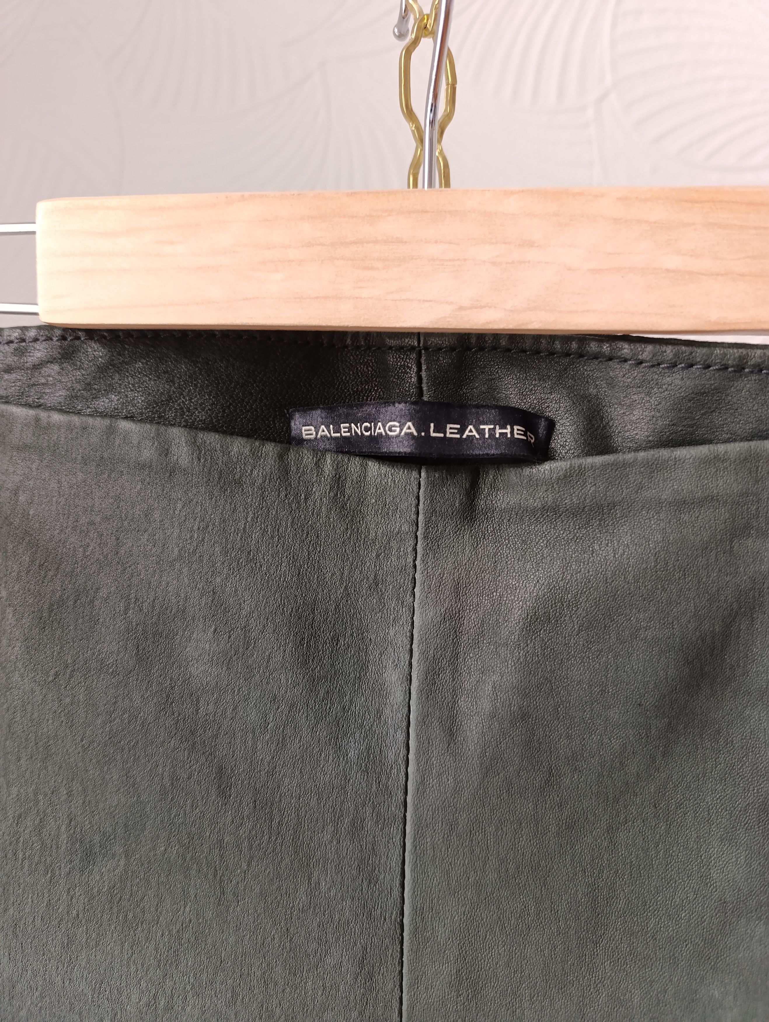 Balenciaga BALENCIAGA LAMB LEATHER LEGGINGS SIZE 36 Size 25" / US 0 / IT 36 - 3 Thumbnail