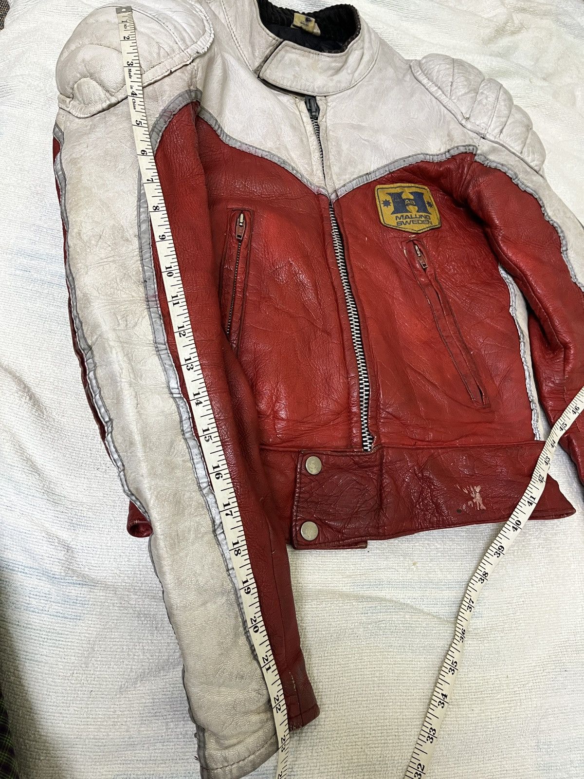 Vintage Vintage 70s Sweden Motorcycle Biker Jacket Size M / US 6-8 / IT 42-44 - 19 Thumbnail
