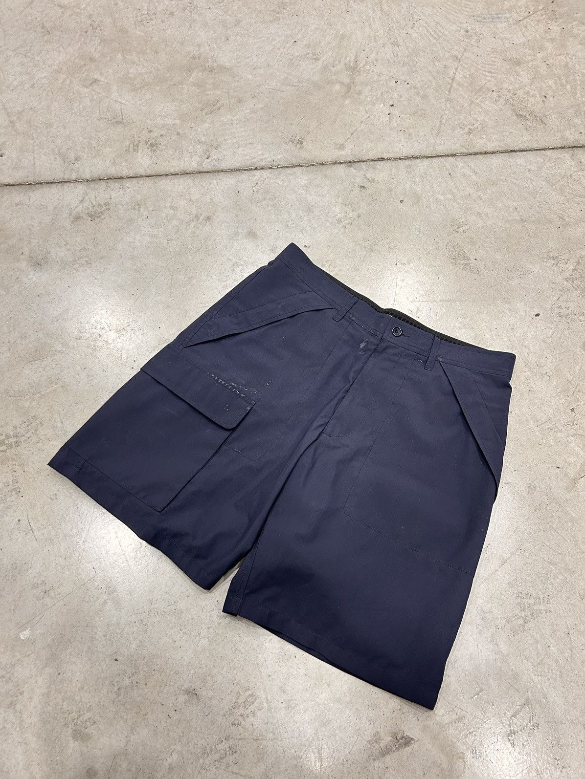 Miu Miu × Prada Prada Nylon - Gabardine Short [ Unisexe - Patchwork] Size US 30 / EU 46 - 1 Thumbnail