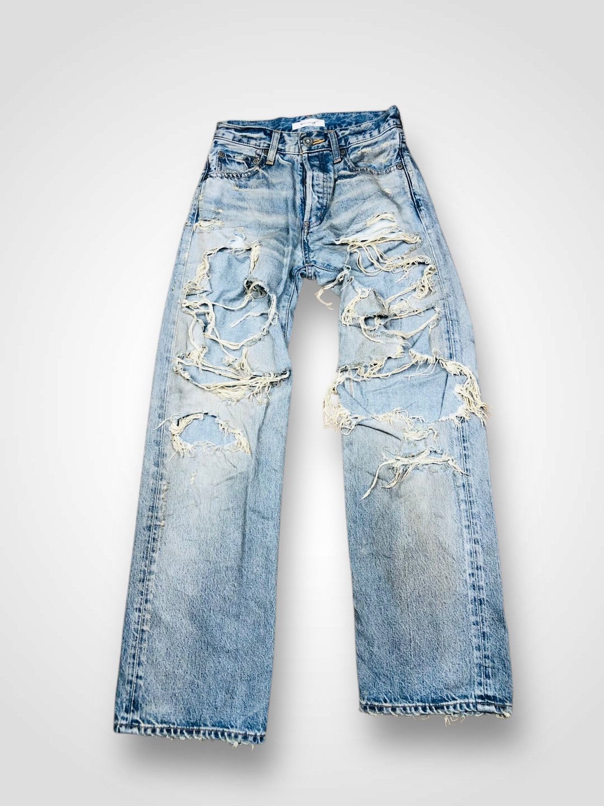 MOUSSY Distressed Moussy Denim Jeans (21) Size 23" - 1 Thumbnail