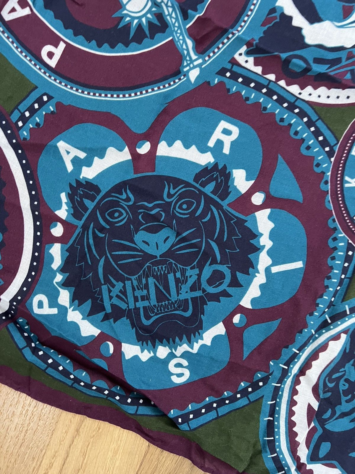 Designer × Japanese Brand × Kenzo Kenzo Paris Cashmere scarf Size ONE SIZE - 3 Thumbnail
