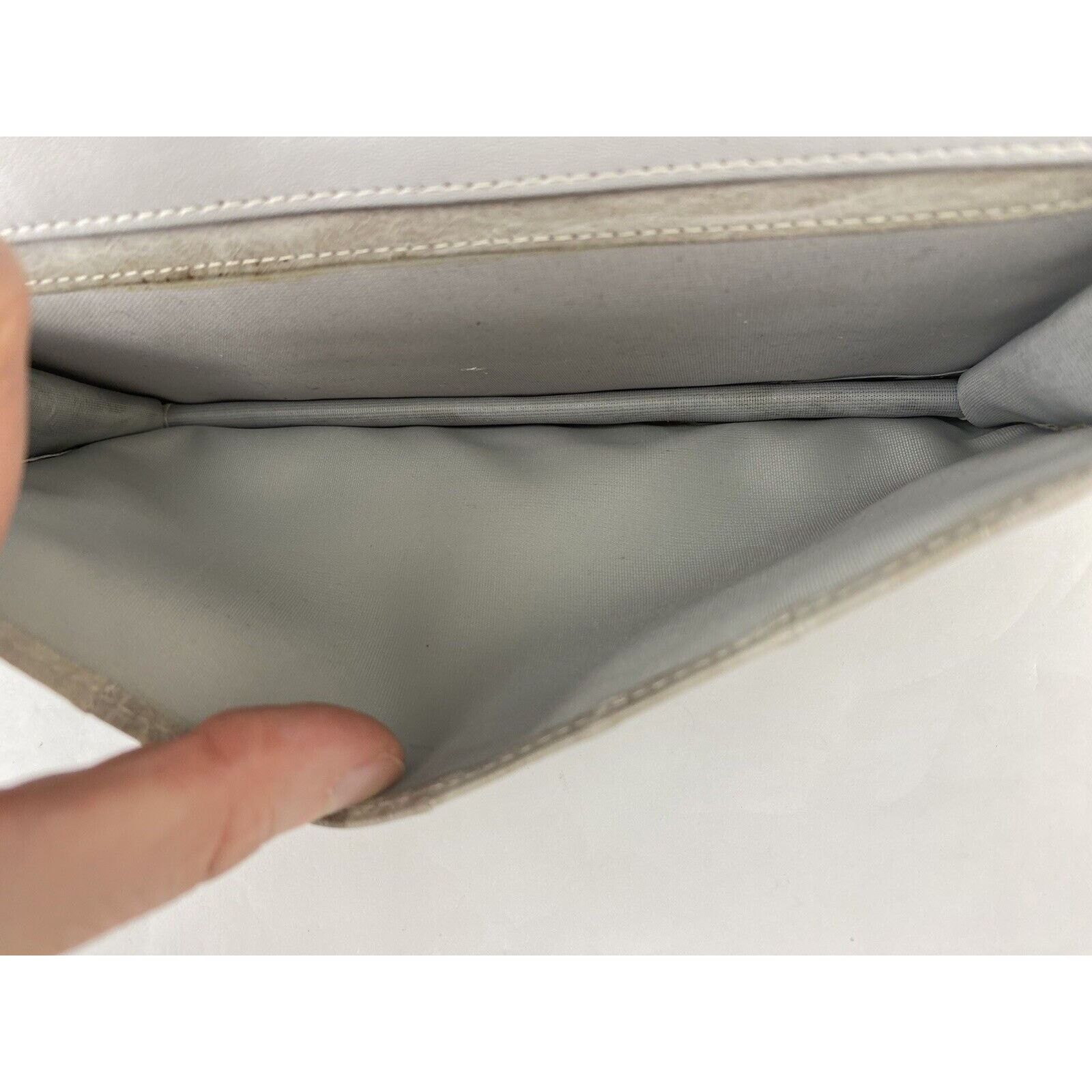Other VTG Lee Sands Grey Eel Skin Leather Zip Clutch Wallet Strap Size ONE SIZE - 9 Thumbnail