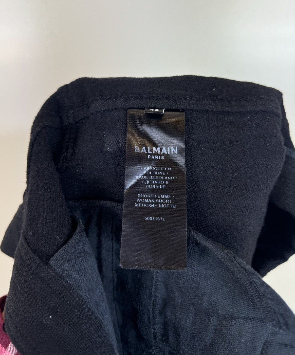 Balmain Balmain boiled wool cargo Bermuda shorts black high rise Size 28" / US 6 / IT 42 - 14 Thumbnail