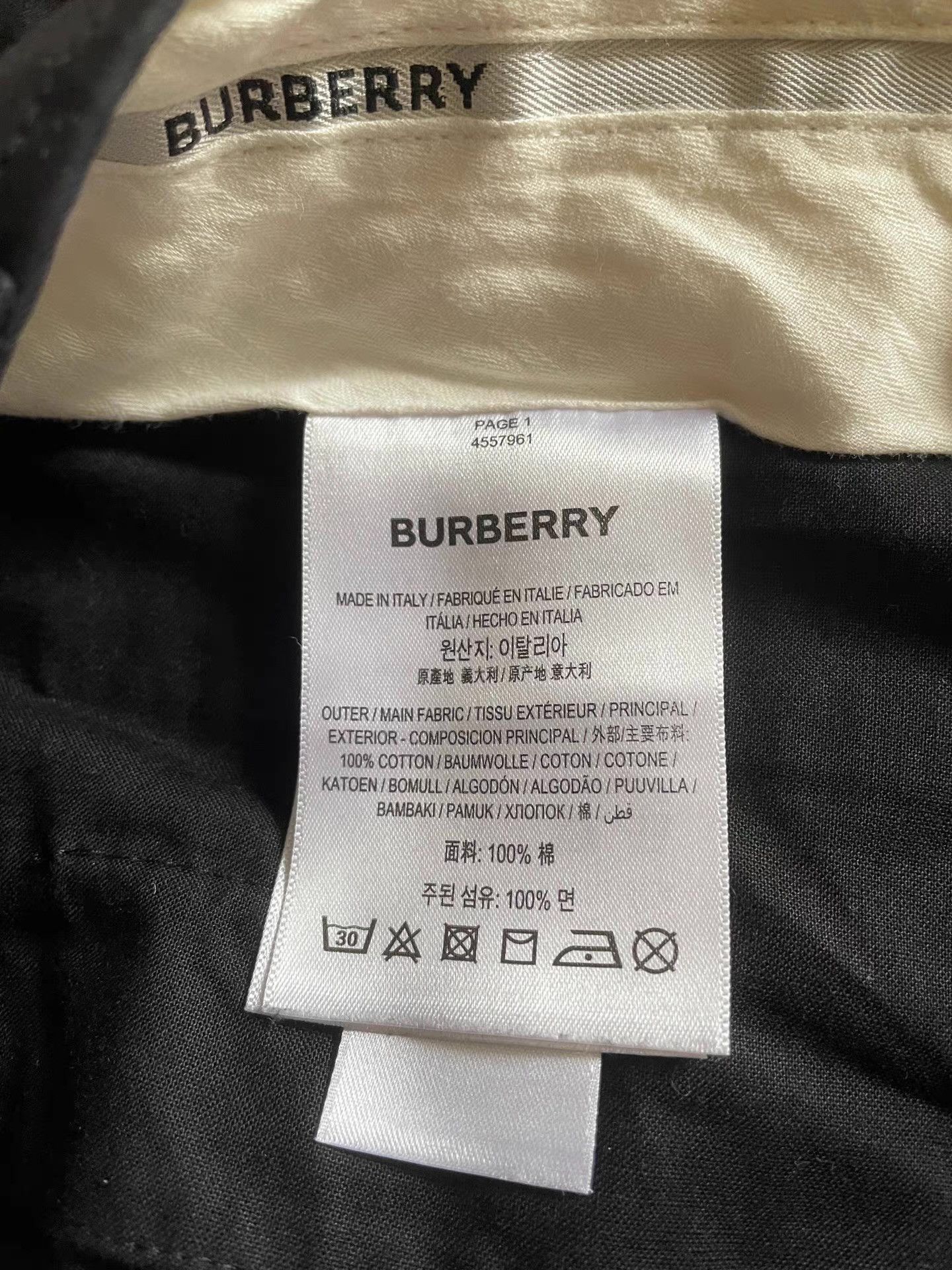 Burberry Burberry black casual pants, Size US 38 / EU 54 - 6 Thumbnail