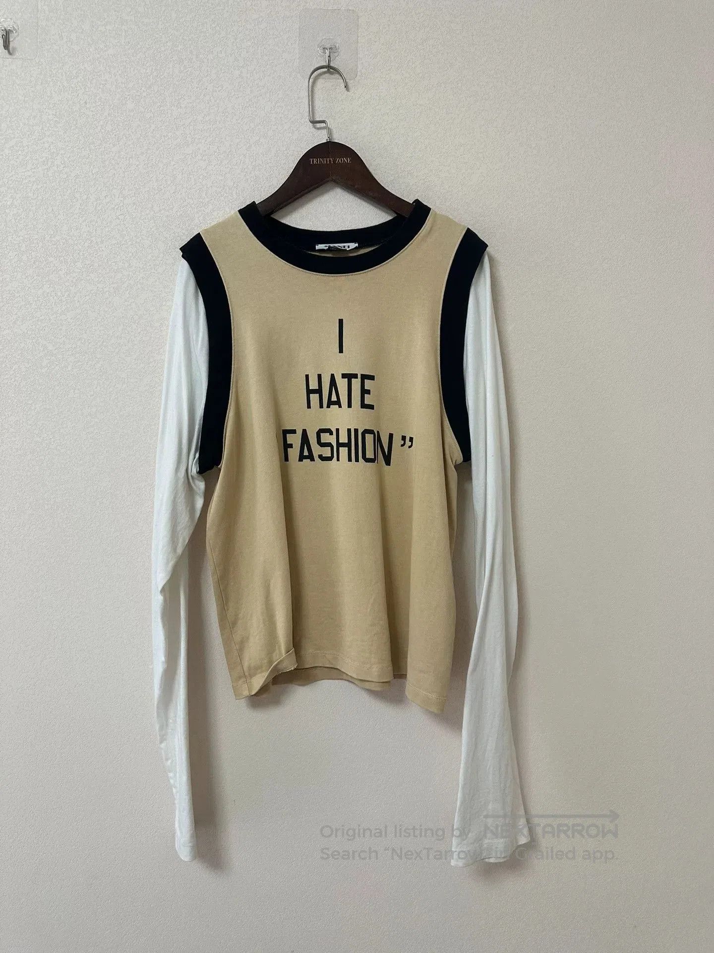 Vetements Sunnei Long Sleeve "I HATE FASHION". Size US M / EU 48-50 / 2 - 1 Thumbnail