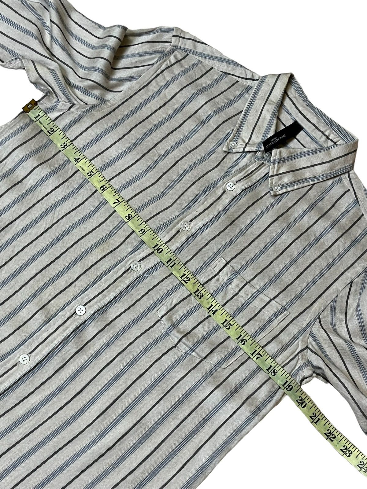 Davit Meursault Japan GRAIL🔥DAVID MEURSAULT JAPAN RAYON STRIPED BUTTON UPS SHIRT Size US M / EU 48-50 / 2 - 6 Thumbnail