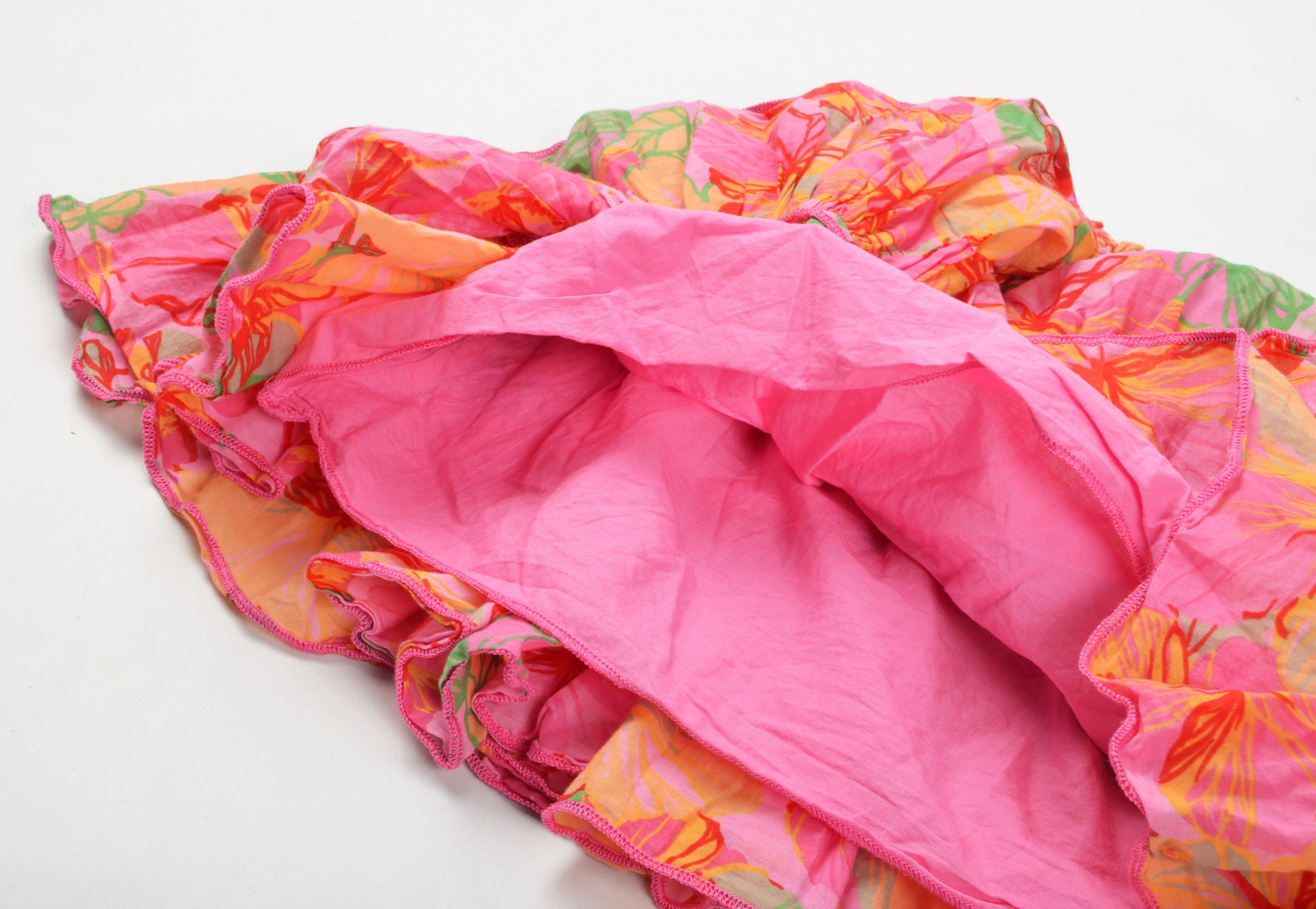 Miss Sixty Killah by Miss Sixty Floral Y2K Babydoll Cottage Skirt Size 22" - 6 Thumbnail
