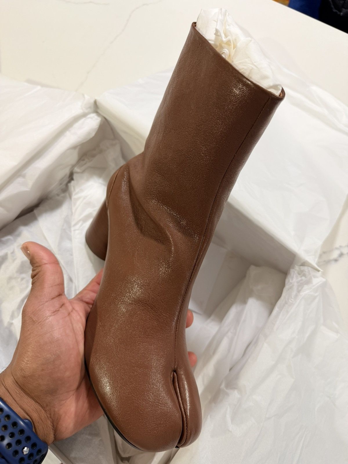 Maison Margiela Maison Margiela 'tabi' Ankle Boots Size US 9.5 / IT 39.5 - 1 Thumbnail