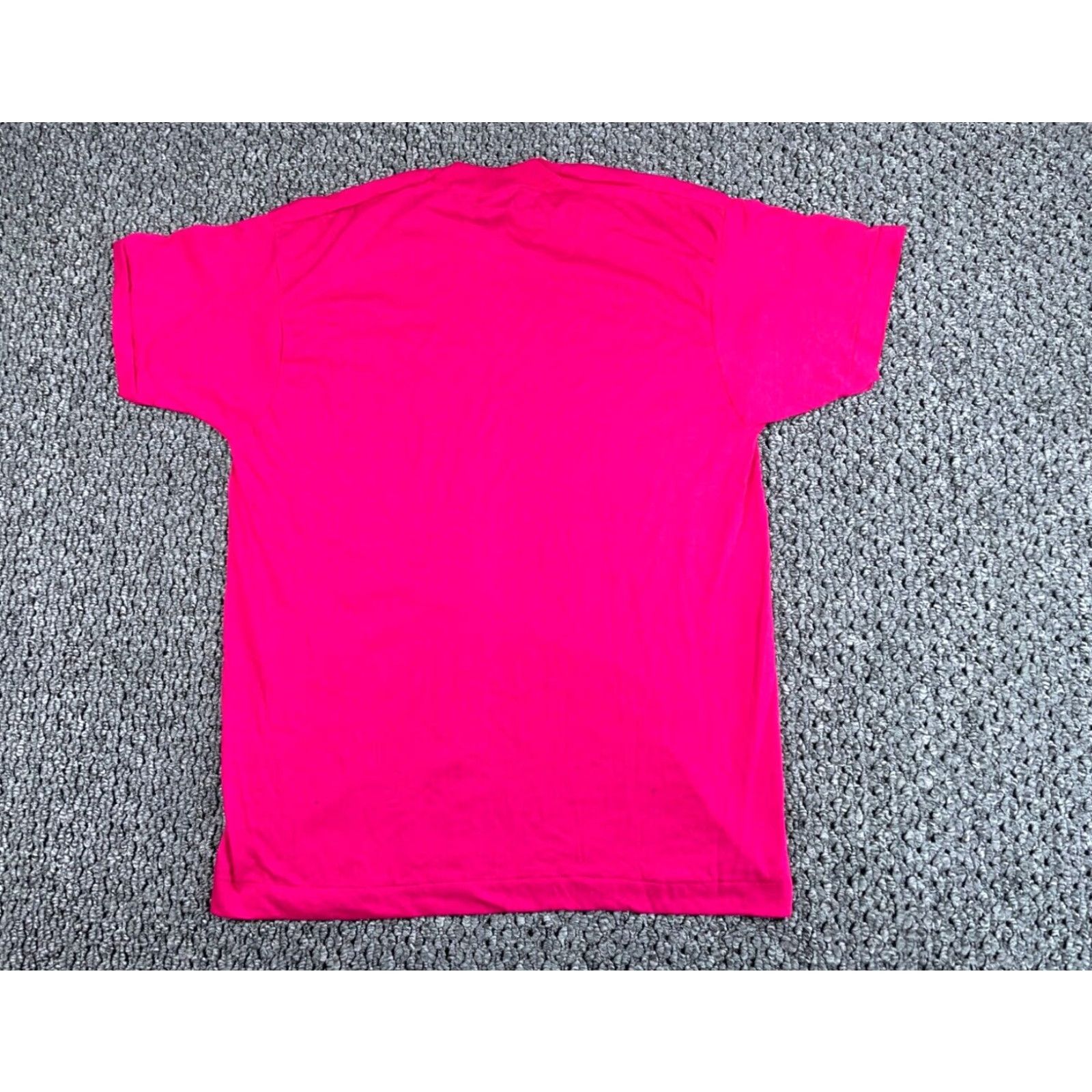 Vintage VINTAGE 80s Screen Stars T-Shirt Mens Adult Medium Pink Cotton Polyester Single Stitch XL Tag 50-50 Crew Neck Short Sleeve 80s 90s Retro Hipster Size US M / EU 48-50 / 2 - 2 Thumbnail