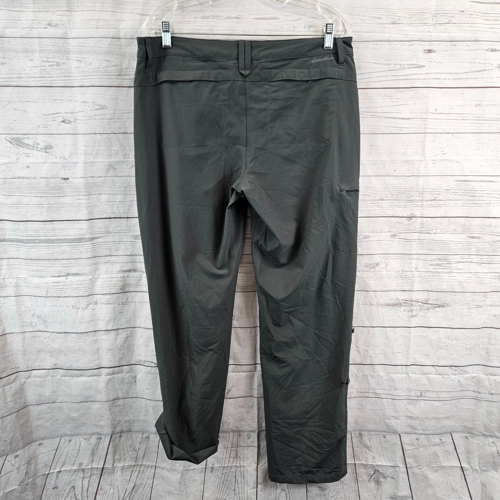 Eddie Bauer Eddie Bauer Womens Pants 12 Gray Mid Rise Roll Up Cuff? Size 34" / US 12 / IT 48 - 3 Thumbnail