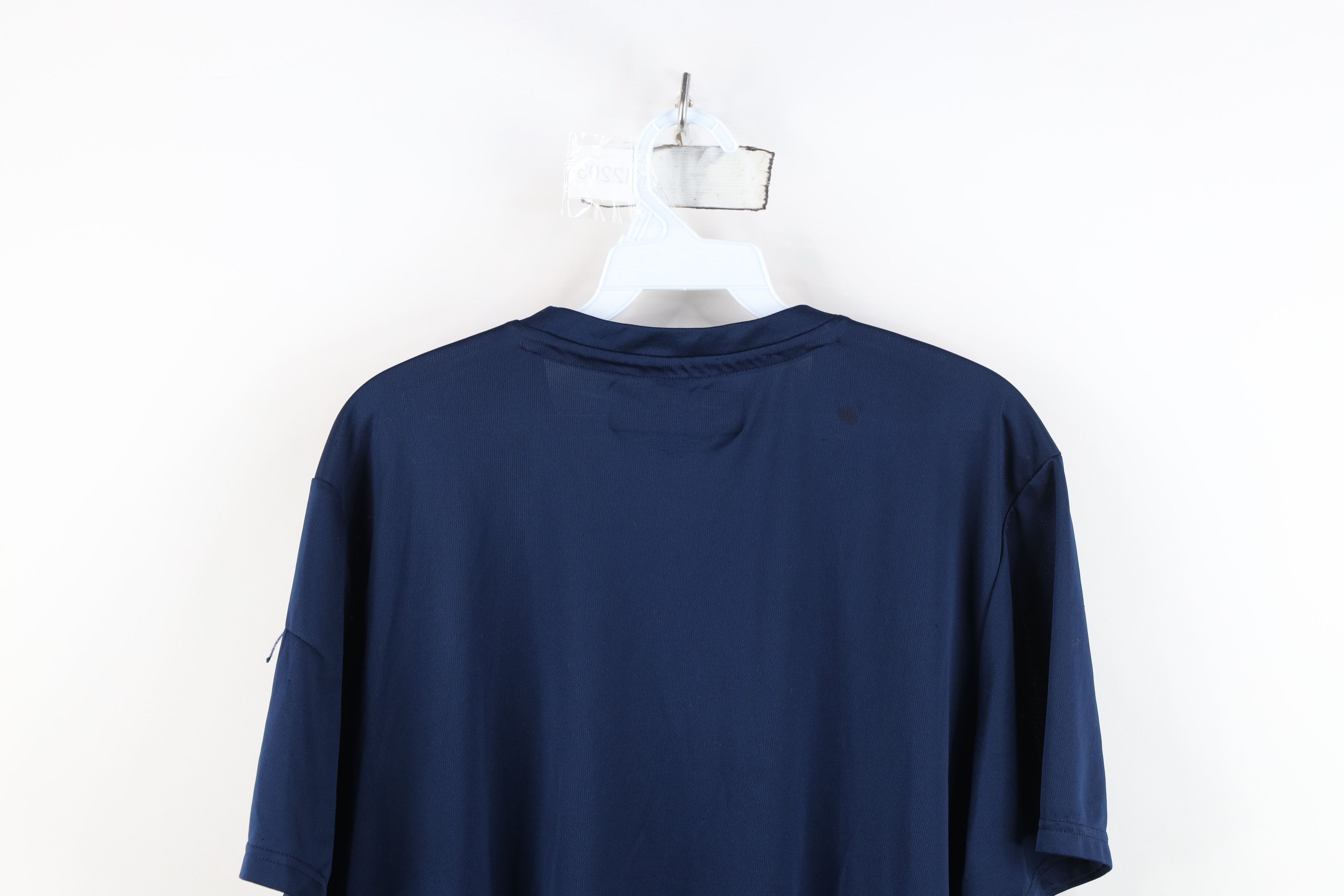 Adidas Adidas University of Akron Baseball Knit T-Shirt Navy Blue Size US XL / EU 56 / 4 - 14 Thumbnail
