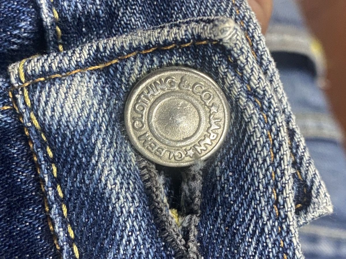 Warehouse vintage GLEEM CLOTHING japanes brand selvedge mud wash faded Size US 32 / EU 48 - 19 Thumbnail