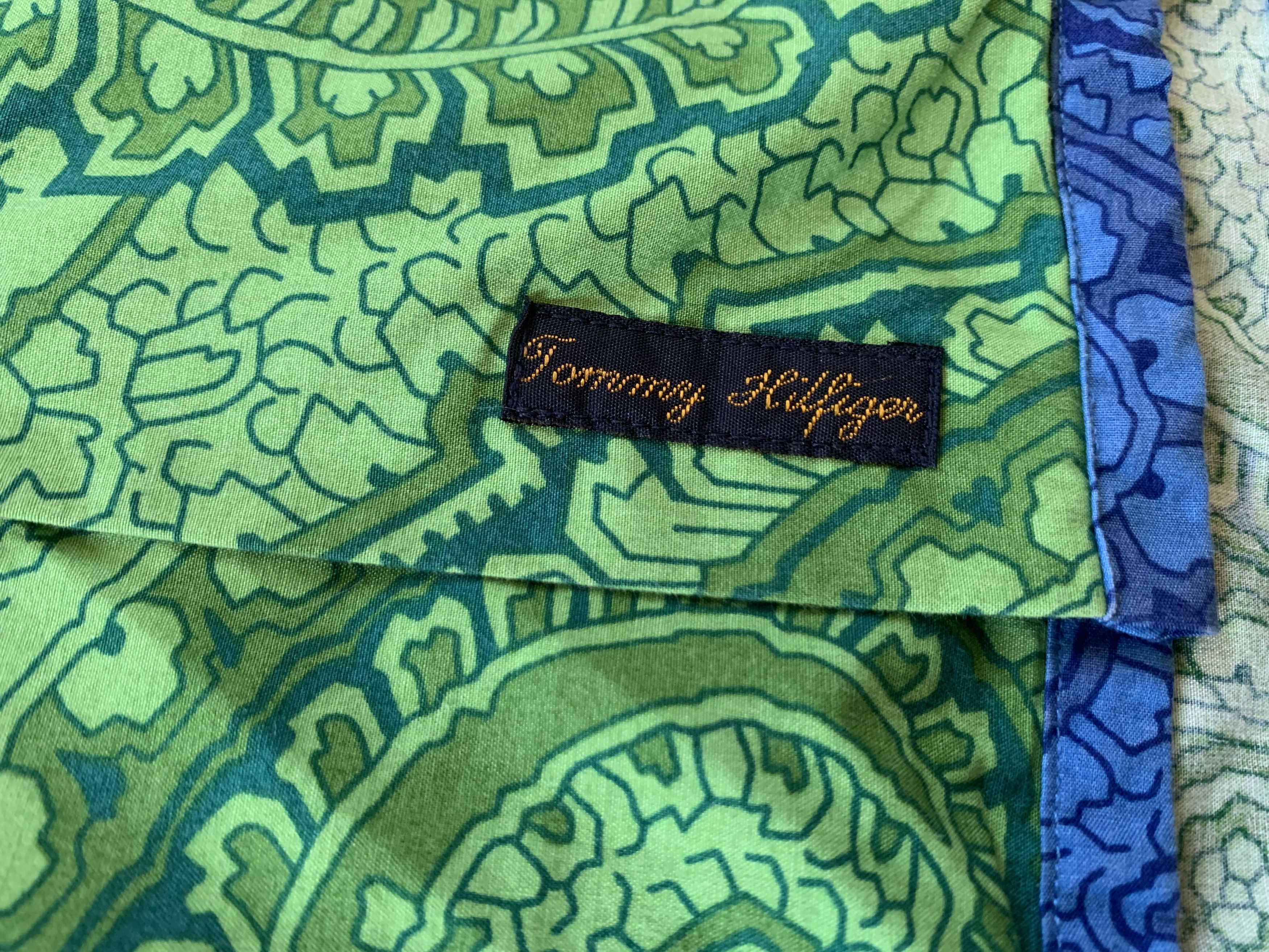 Tommy Hilfiger Tommy Hilfiger Vintage Short Sleeve Paisley Hawaiian Shirt Size US XL / EU 56 / 4 - 7 Thumbnail