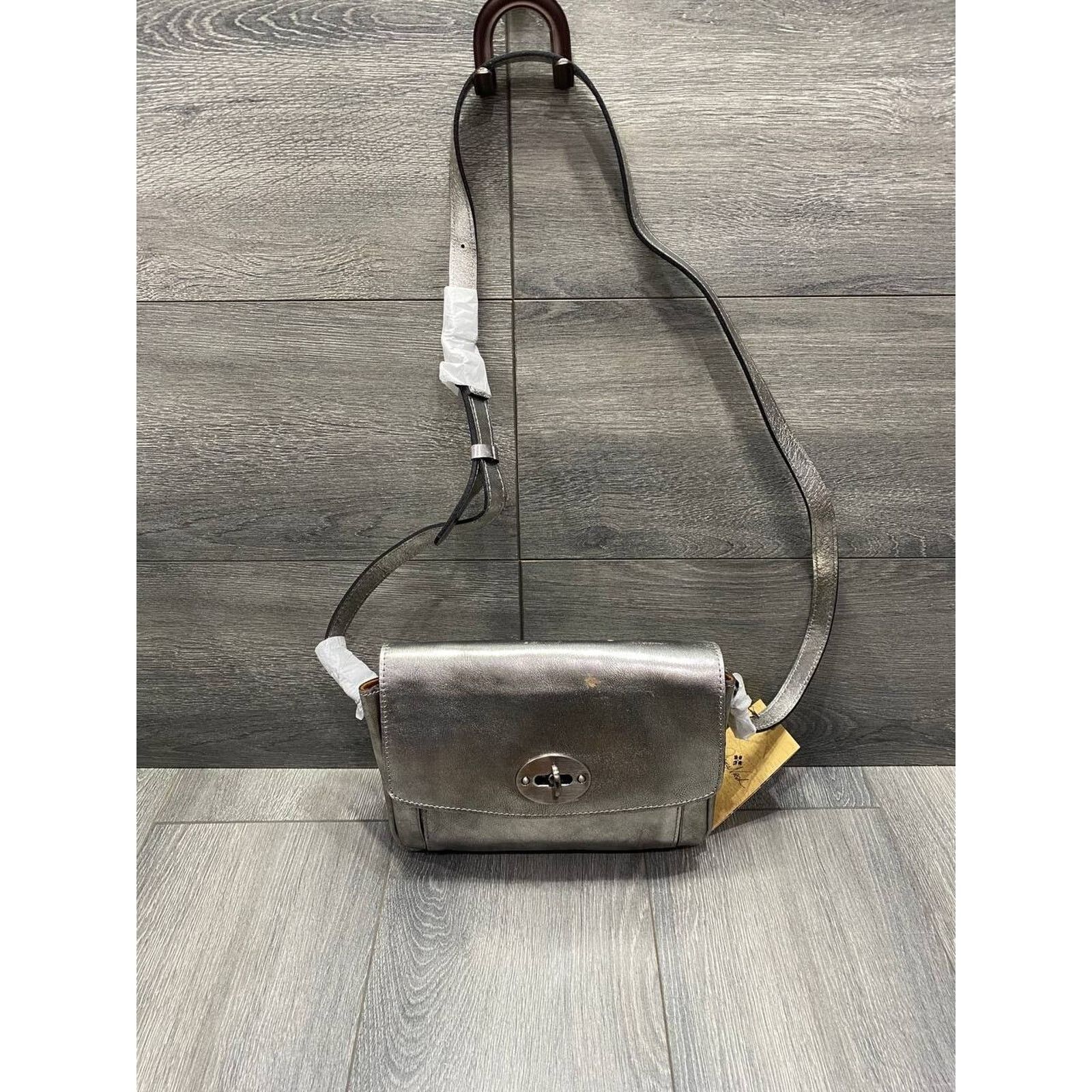 Patricia Nash Patricia Nash Leather Crossbody Antique Pltnm, bag A628413 Size ONE SIZE - 6 Thumbnail