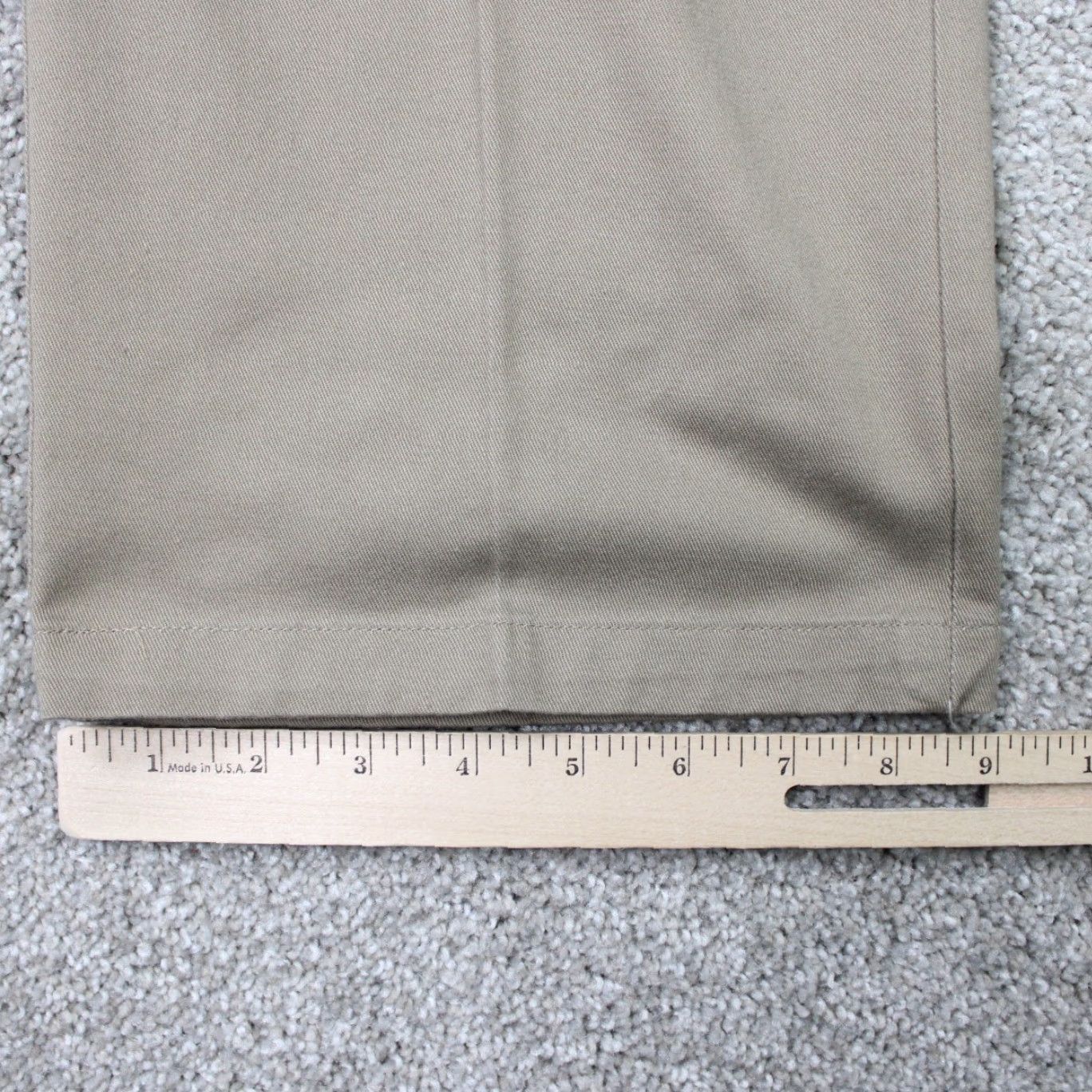 Dockers DOCKERS Signature Khaki Chino Pants Mens 38 x 29 Beige Classic Fit Flat Front Front Zip Button Pockets Stretch Size US 38 / EU 54 - 5 Thumbnail