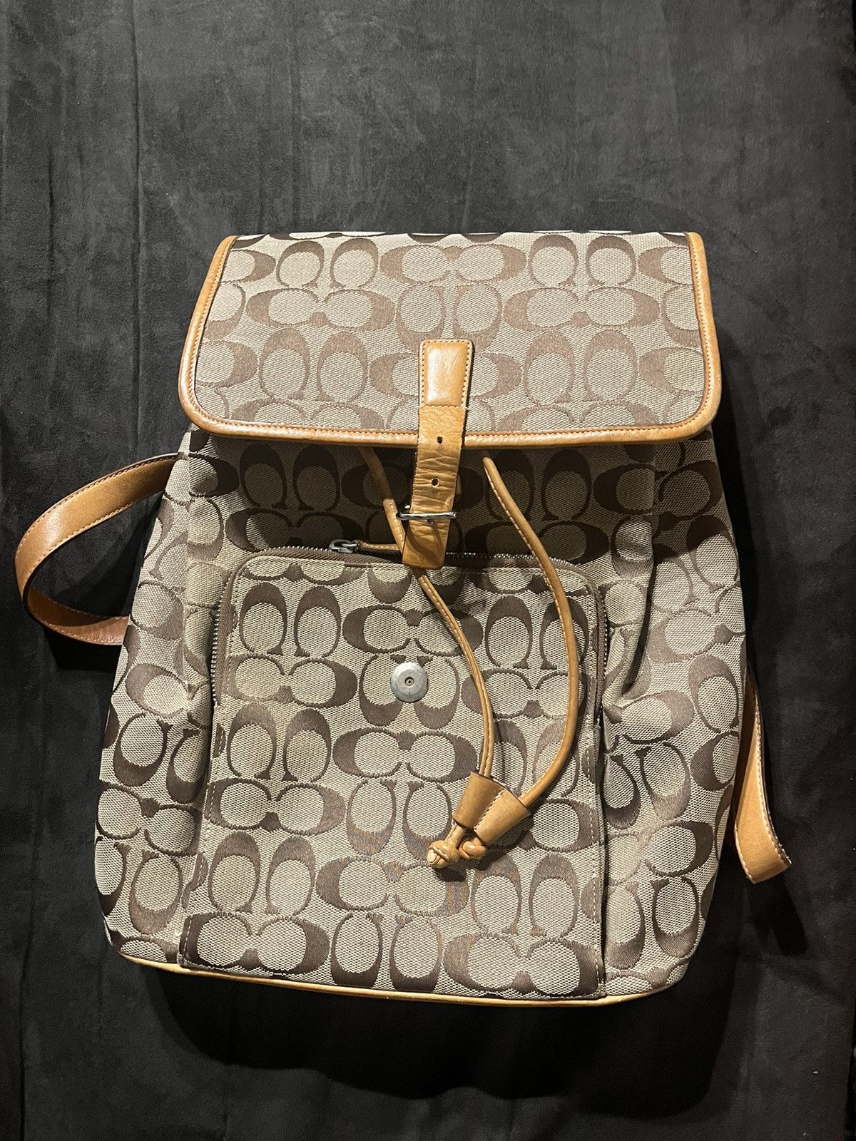 image of Coach Back Pack in Beige, Women's