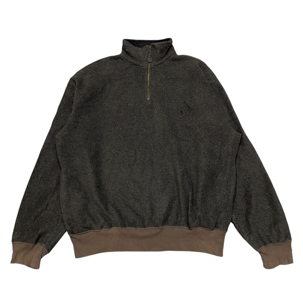 Polo Ralph Lauren Vintage Polo Ralph Lauren Fleece Quarter-Zip Pullover Size US M / EU 48-50 / 2 - 1 Thumbnail