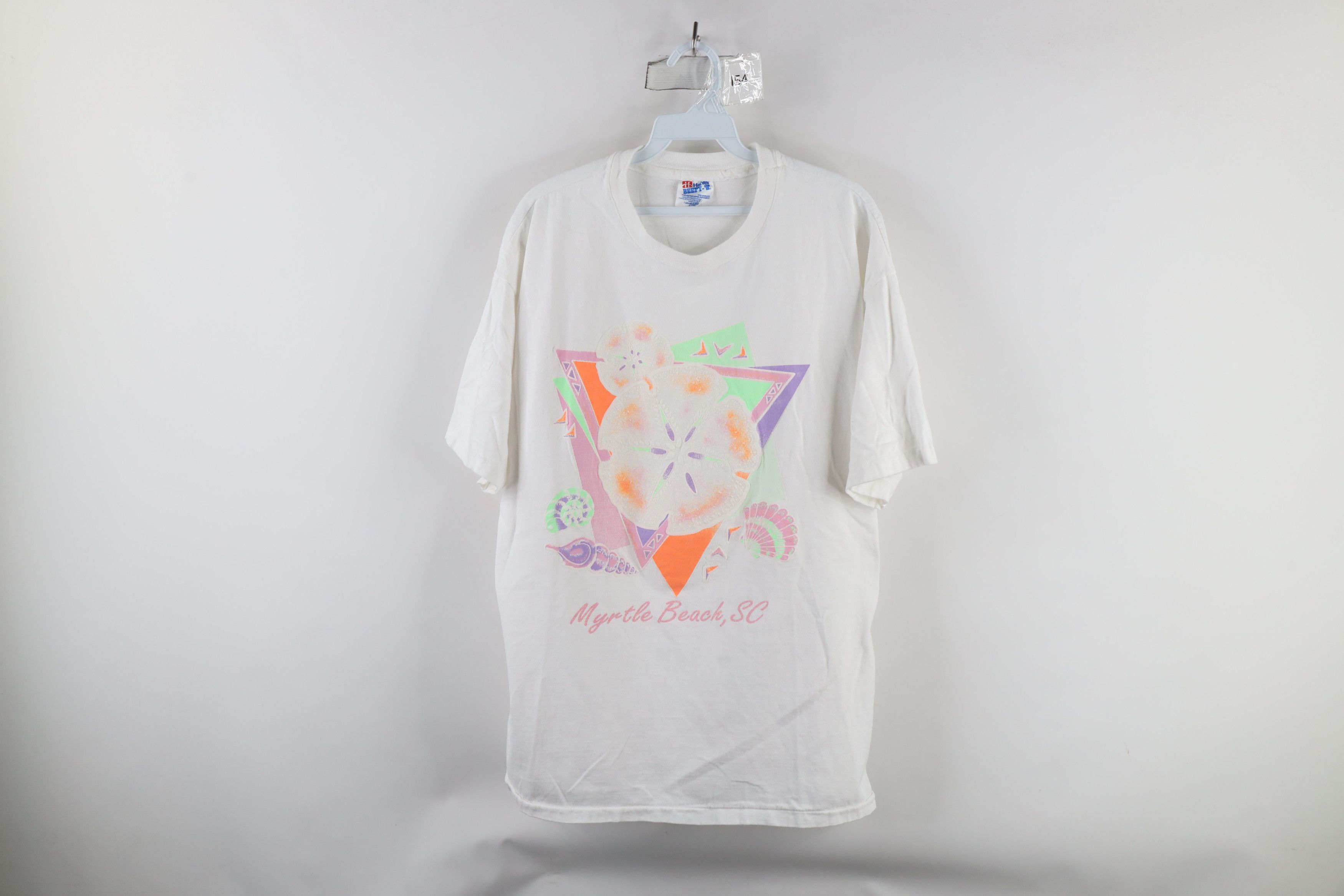 Vintage Vintage 90s Streetwear Sand Dollar Seashell T-Shirt USA Size XL / US 12-14 / IT 48-50 - 1 Thumbnail
