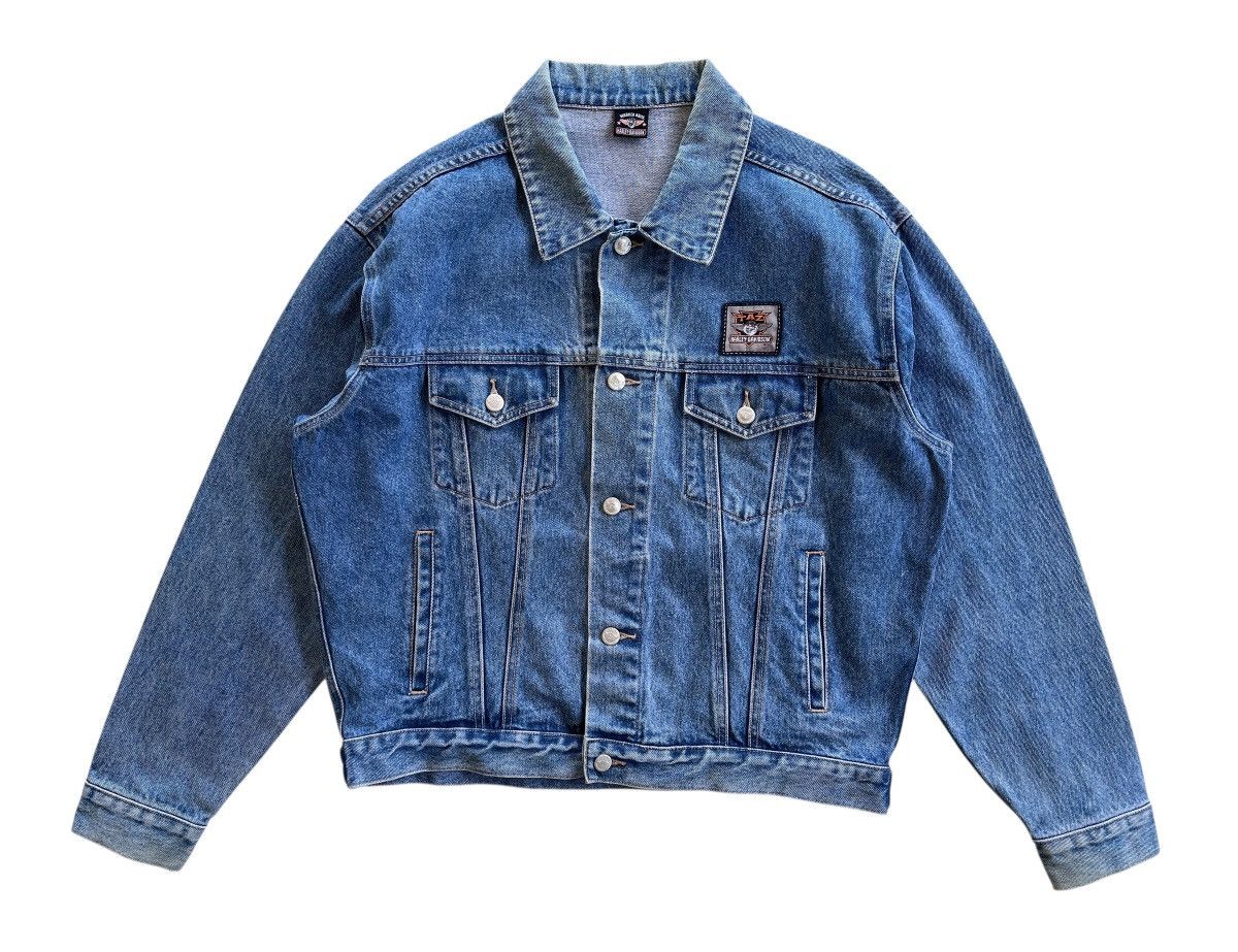 Harley Davidson Vintage Harley Davidson X Warner Bros Denim Jacket Size US L / EU 52-54 / 3 - 3 Thumbnail