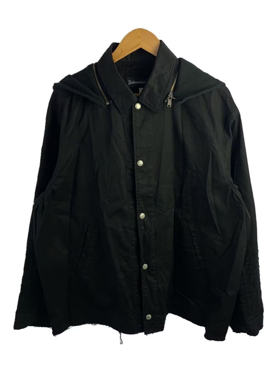 Undercover SS23 Frayed Boxy Zip Hooded Jacket Size US L / EU 52-54 / 3 - 1 Thumbnail