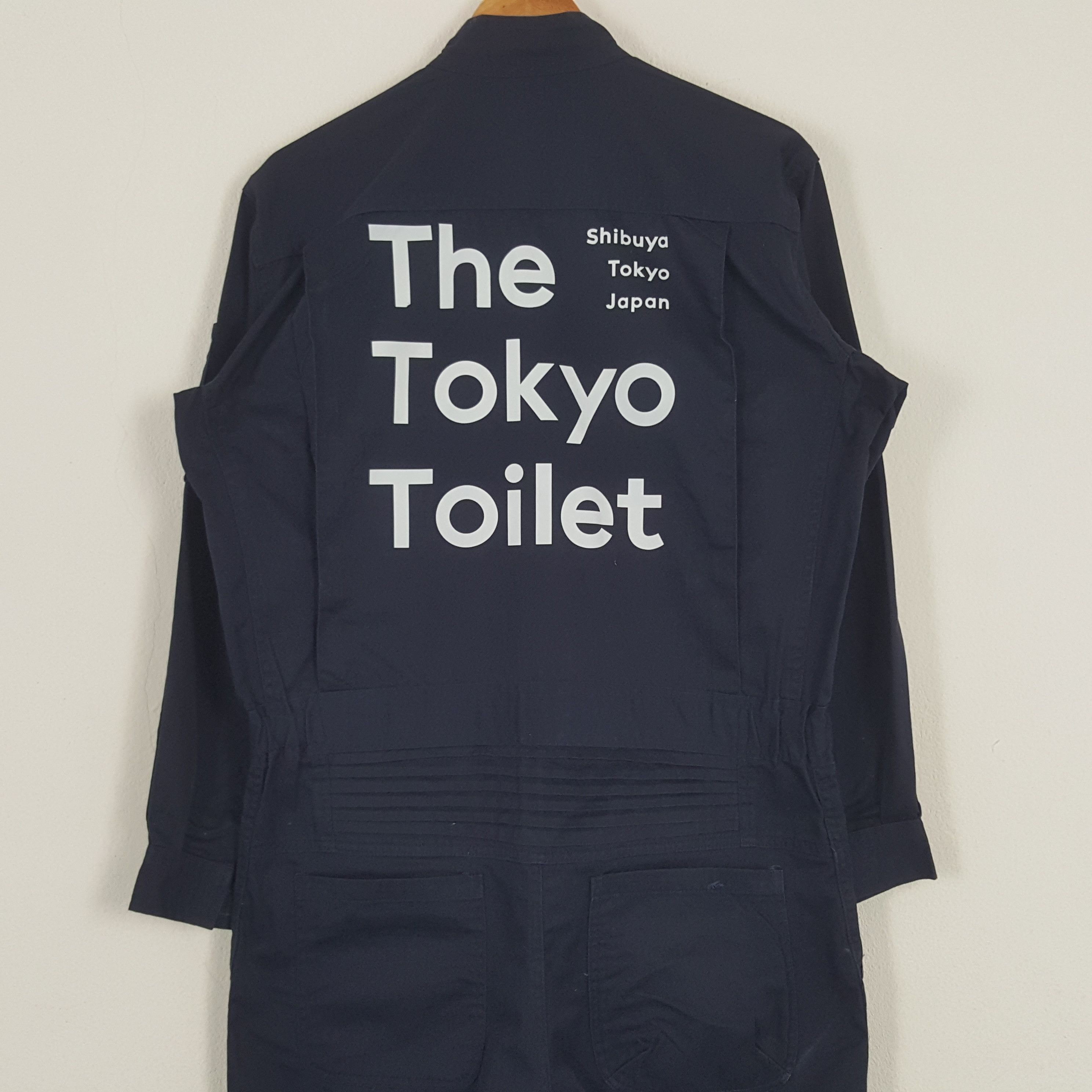 Japanese Brand × Vintage Vintage The Tokyo Toilet Japanese Brand Coverall Jacket Size US M / EU 48-50 / 2 - 2 Thumbnail