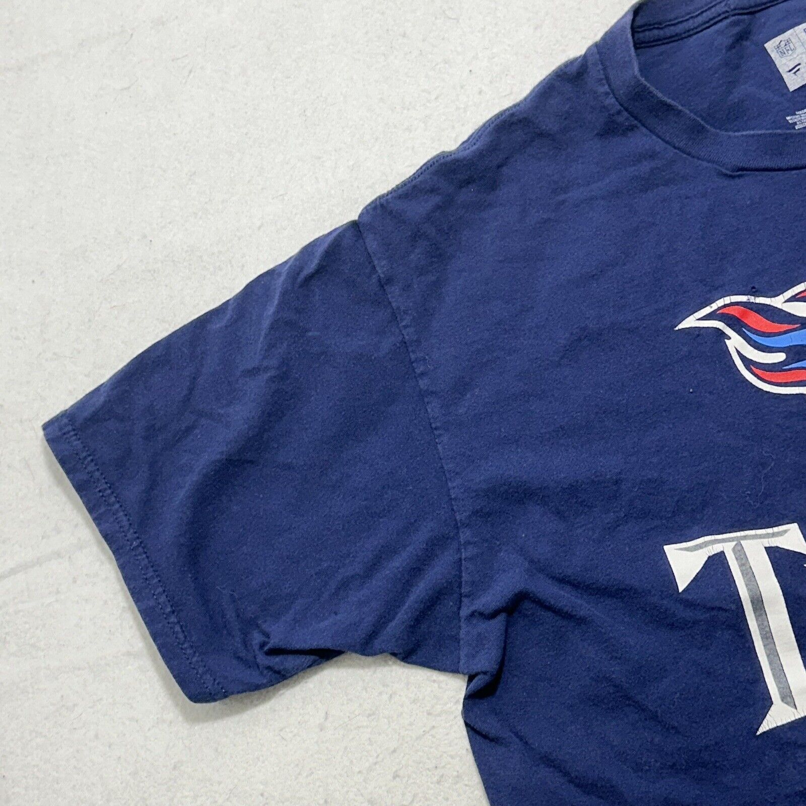 NFL NFL Tennessee Titans Men's Large Navy Blue Graphic T Shirt Size US L / EU 52-54 / 3 - 4 Thumbnail