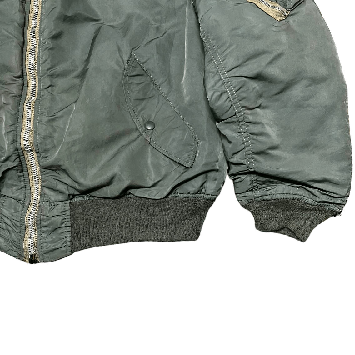 Alpha Industries Vintage Alpha Industries Ma 1 Flight Bomber Jacket Size US L / EU 52-54 / 3 - 5 Thumbnail