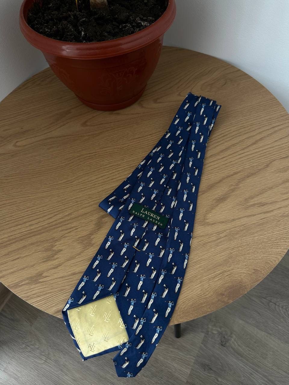 Polo Ralph Lauren Vintage Ralph Lauren Golf Tie Blue Silk Necktie Size ONE SIZE - 8 Thumbnail
