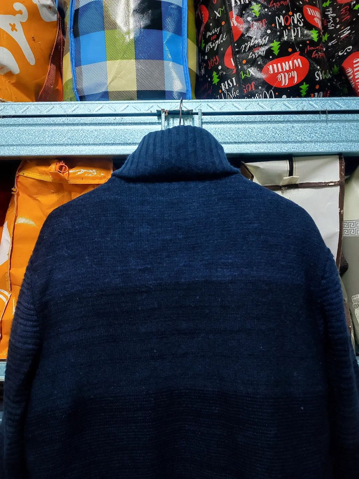 Jean-Michel Basquiat Jean-Michel Basquiat™ Quilted Knit Bomber Jacket – Navy Size US L / EU 52-54 / 3 - 10 Thumbnail