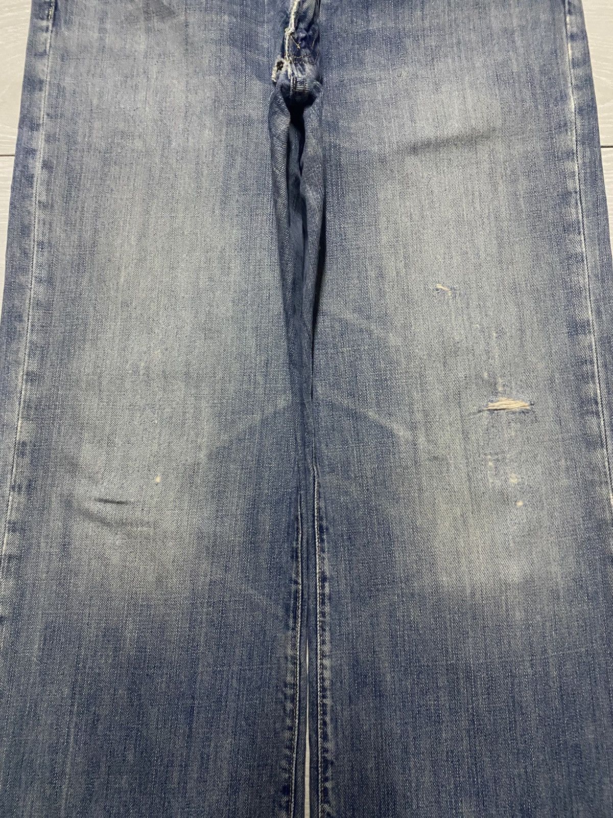 Abercrombie & Fitch Vintage Ambercrombie & Fitch 00257 Baggy Wide Leg Jeans Size US 35 - 9 Thumbnail