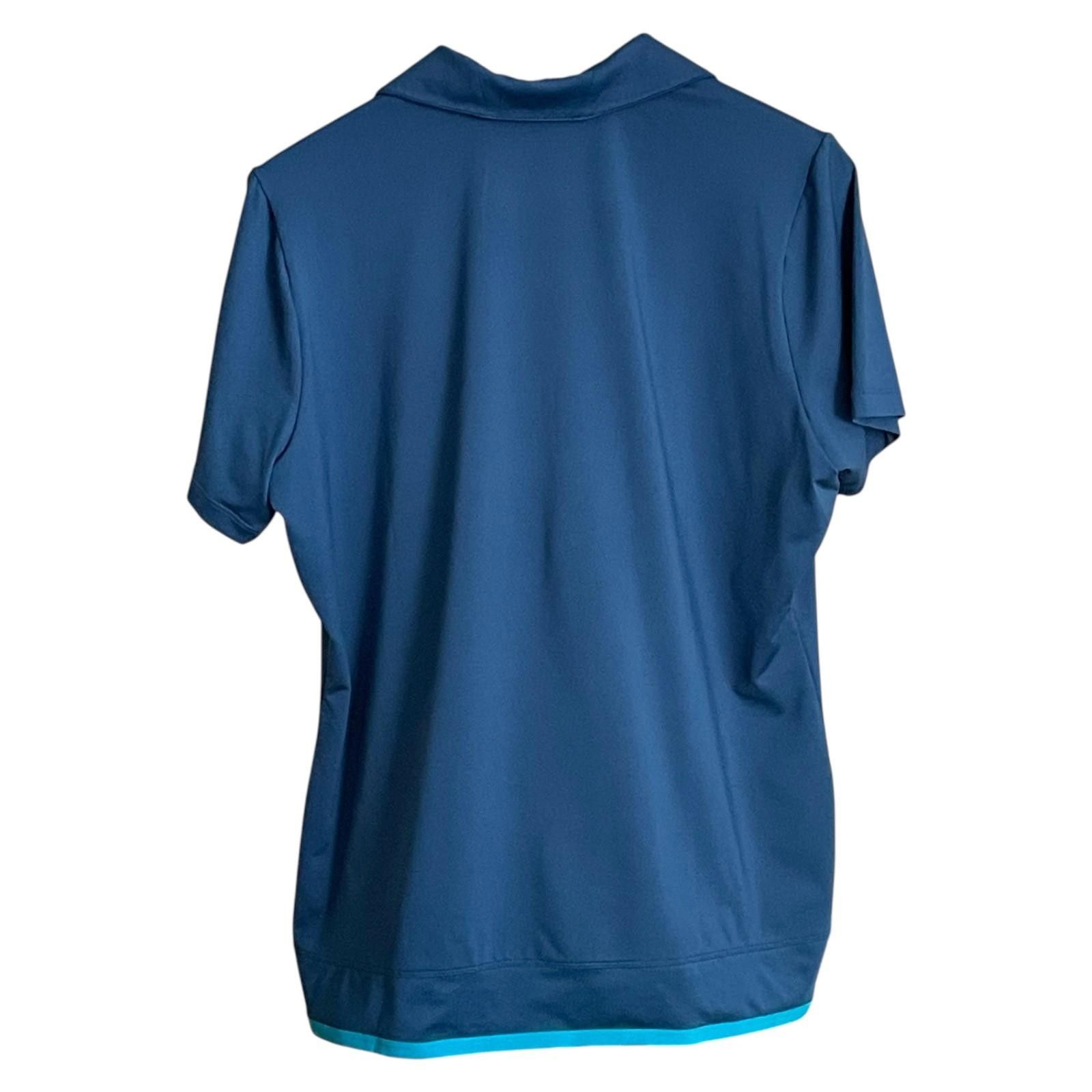 Nike Nike Golf Dri-FIT Women’s XL Blue Micro Pique Polo Shirt Size XL / US 12-14 / IT 48-50 - 3 Thumbnail